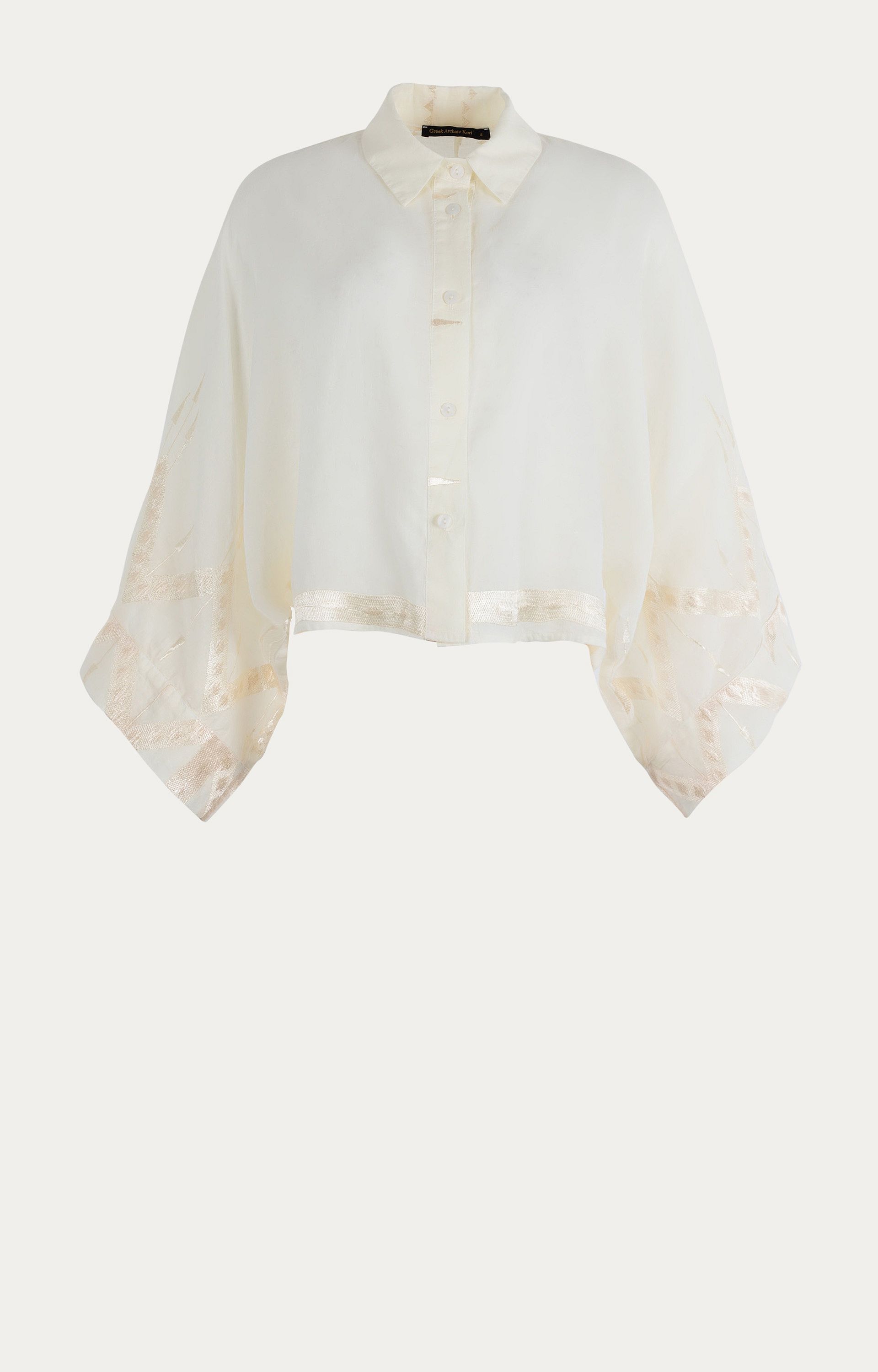 Blouse met borduursels