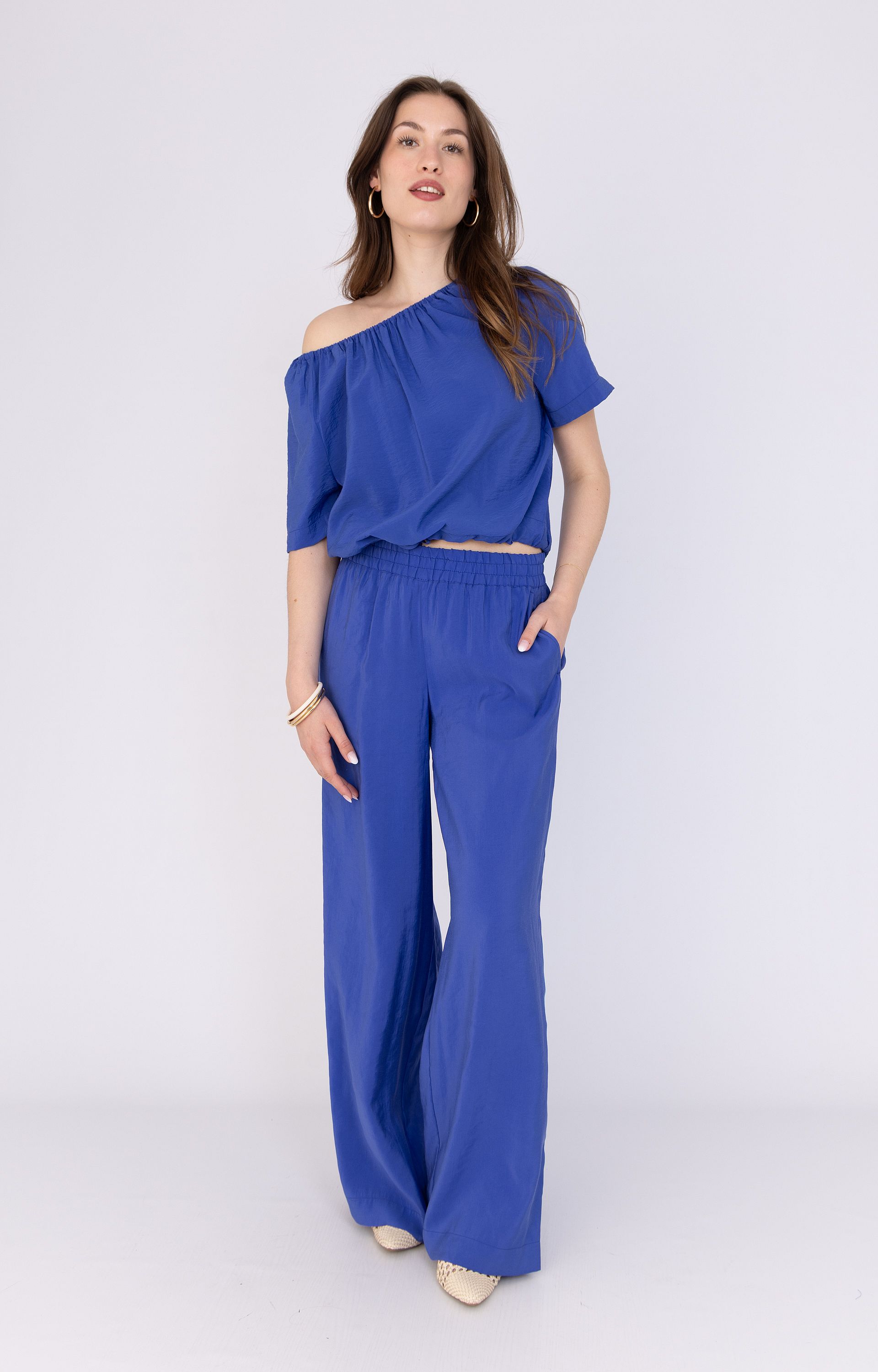 Broek wide leg