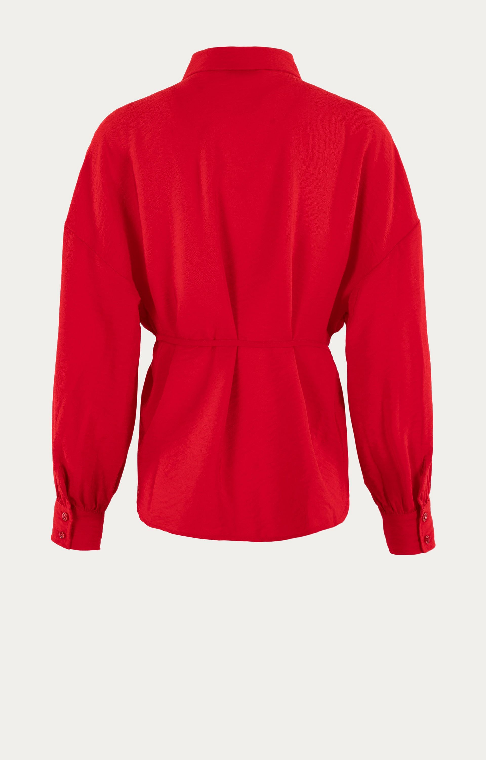 Blouse met strikdetail