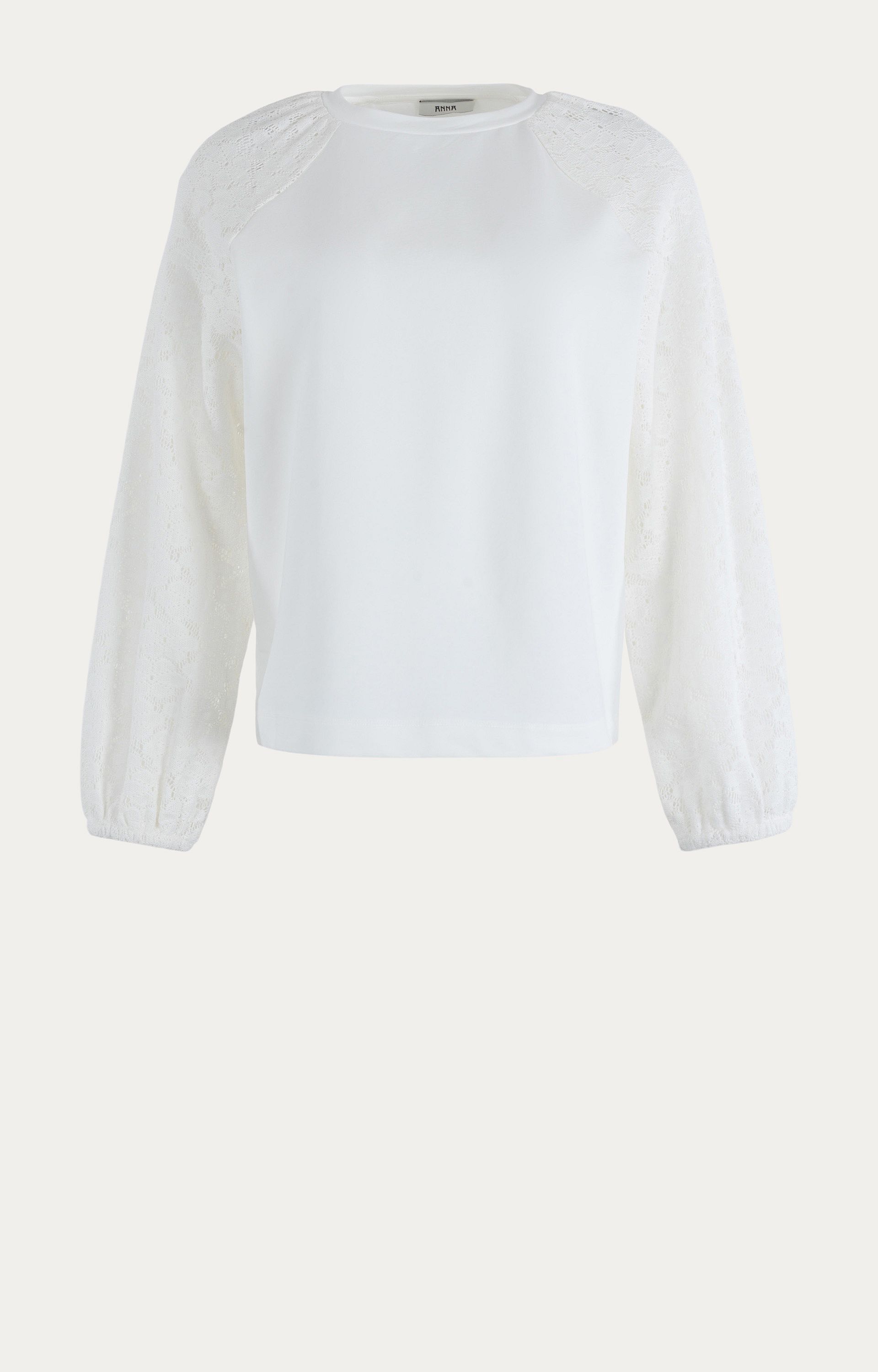 T-shirt gebreide mouwen