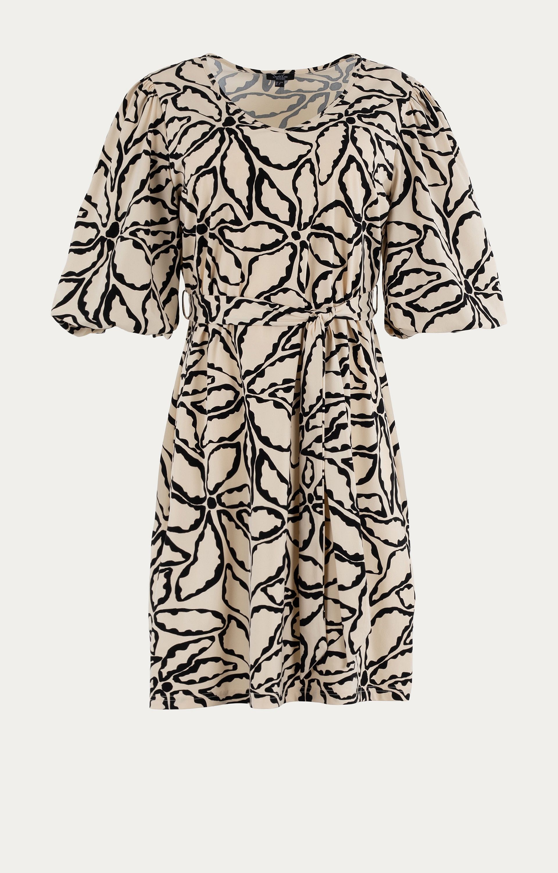 Jurk met print.