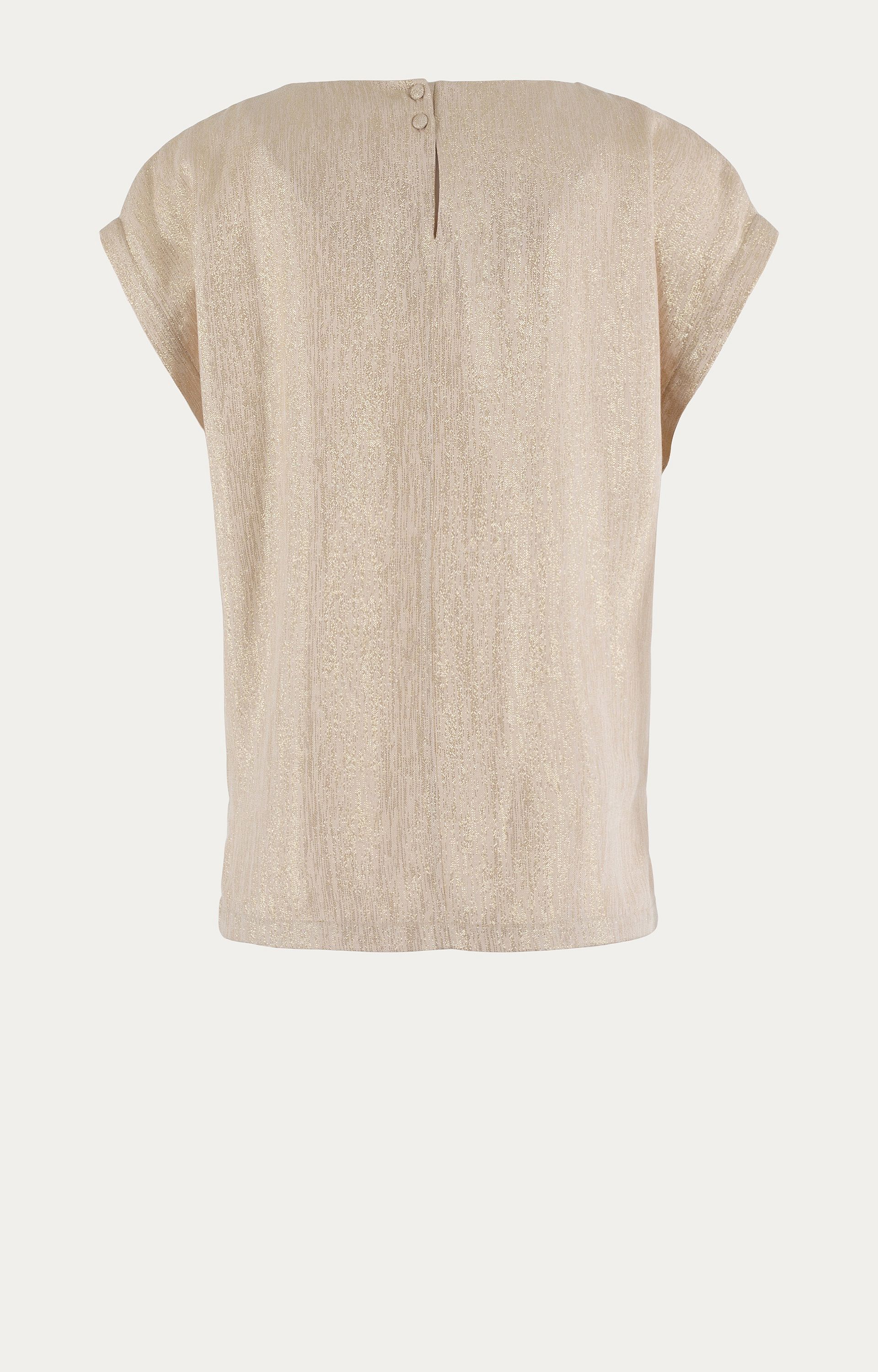 Blousetop met lurex