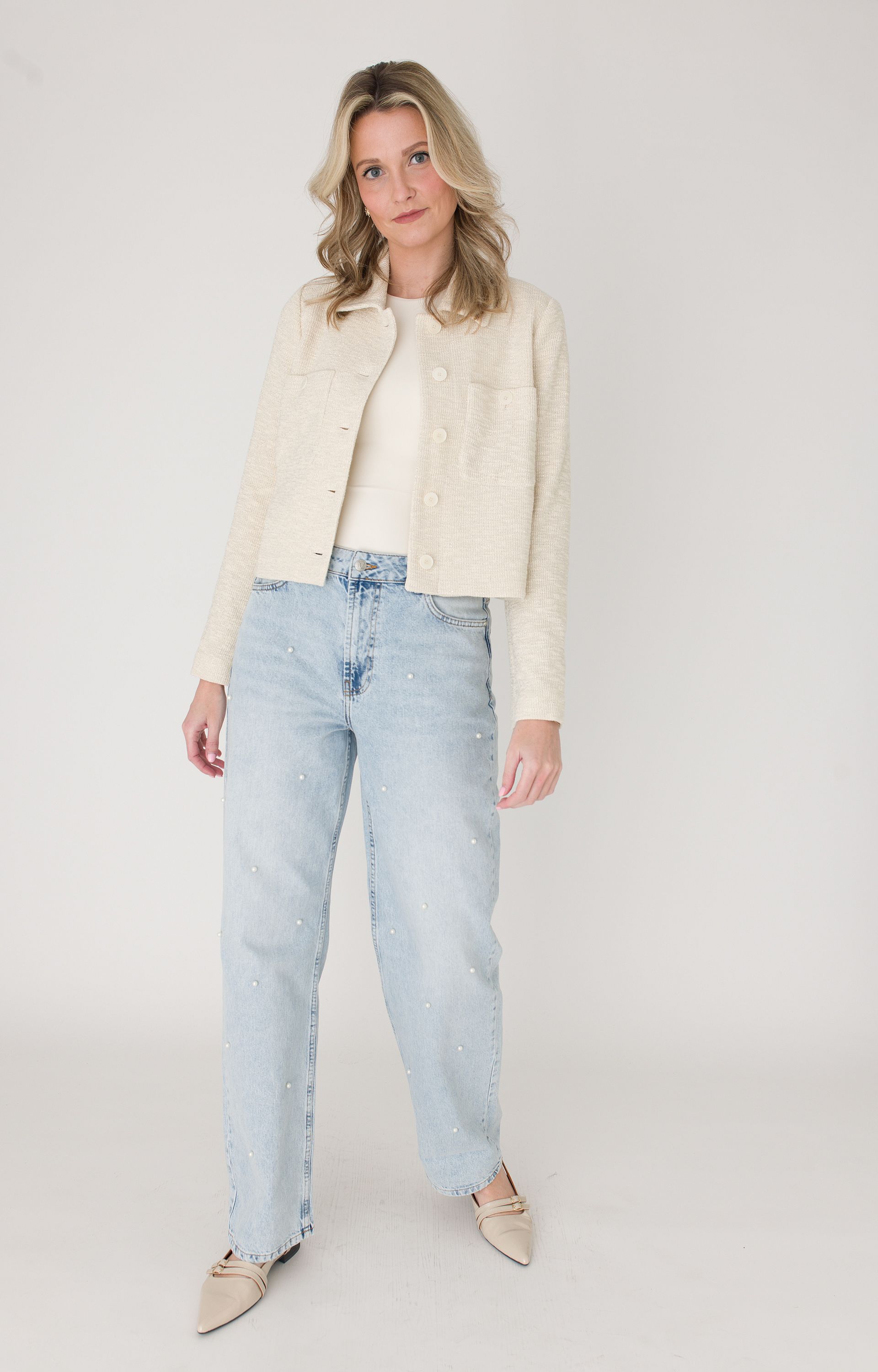 Blazer met glitter