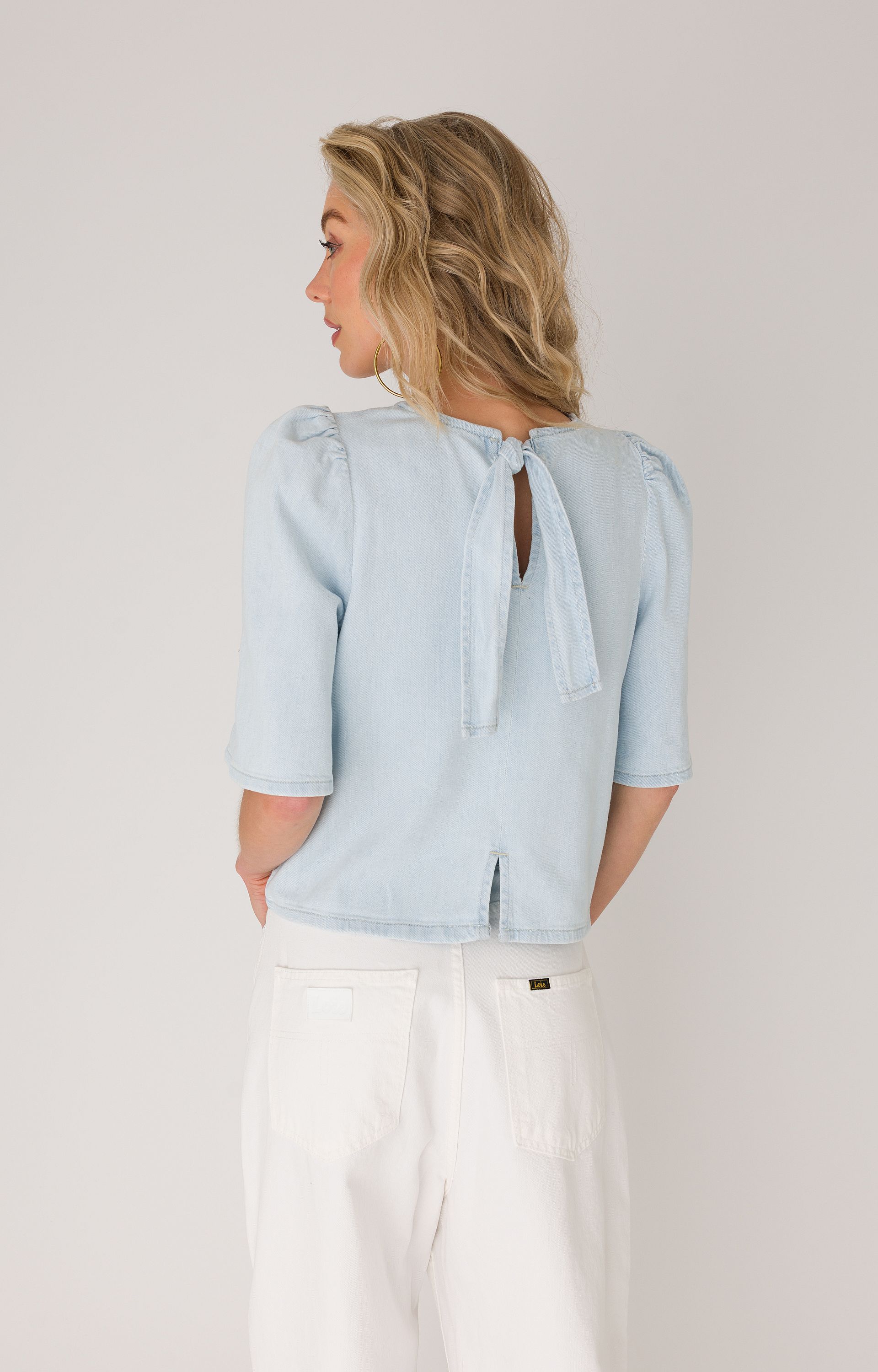 Blouse met strik