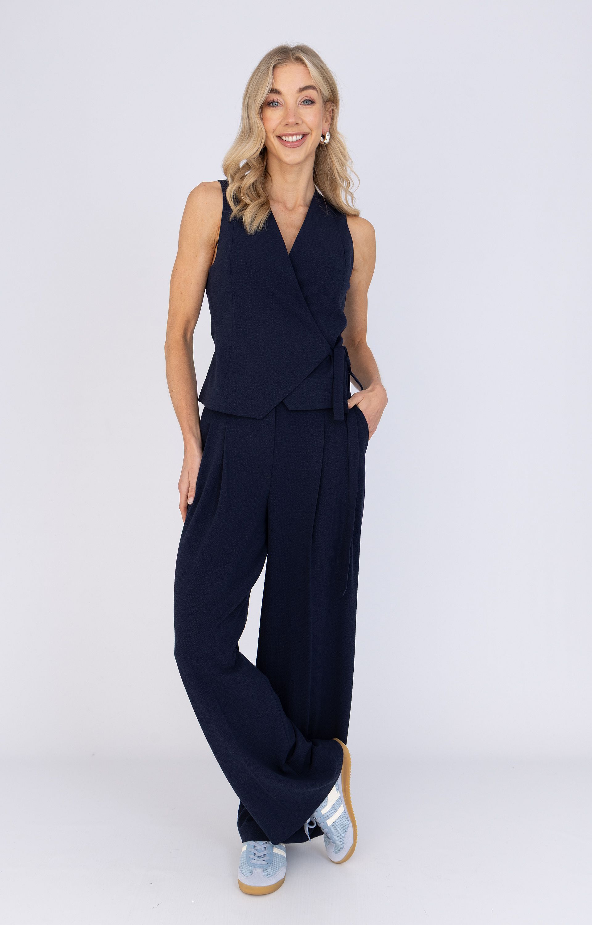 Gilet met structuur