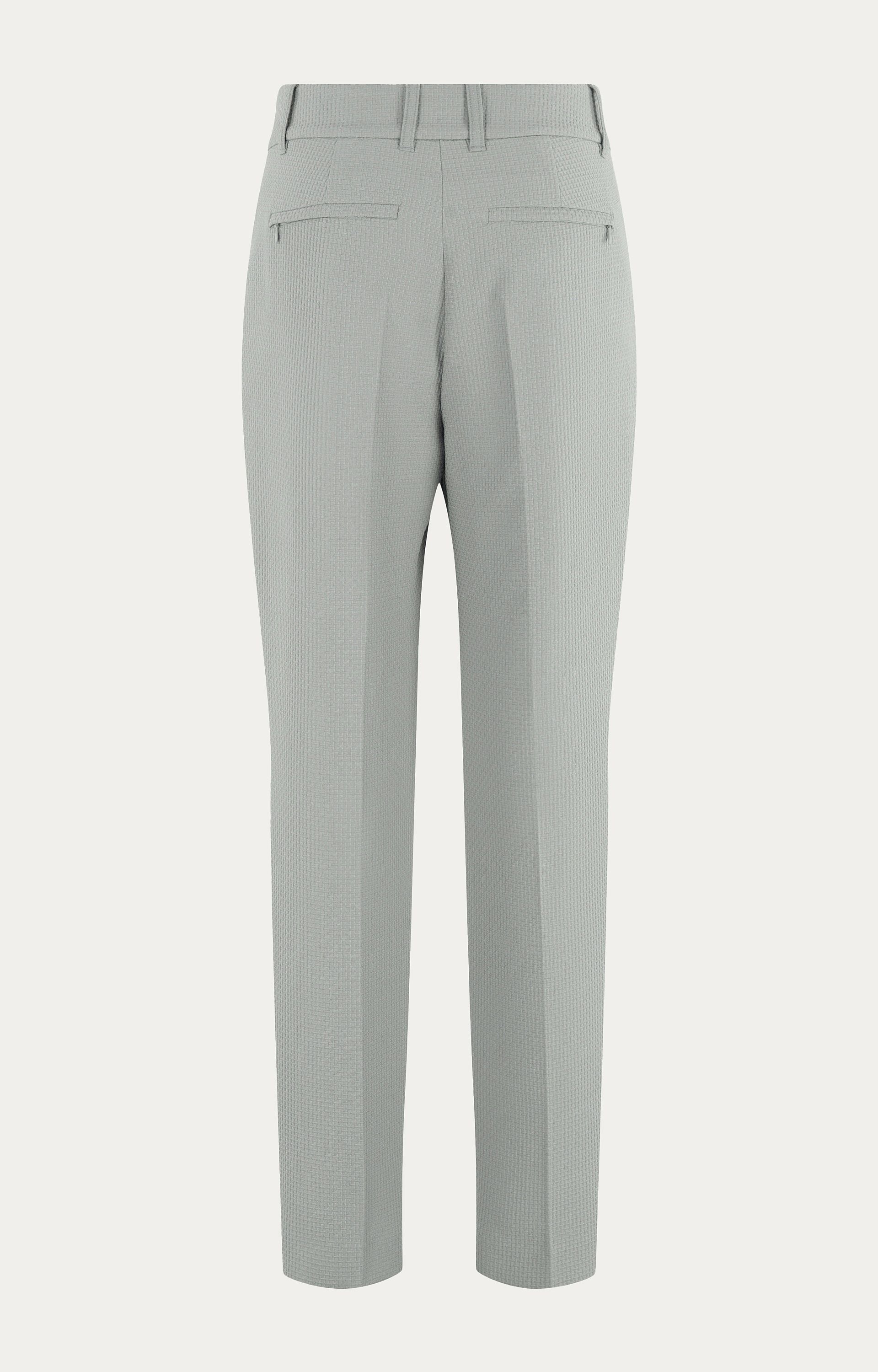 Pantalon met structuur