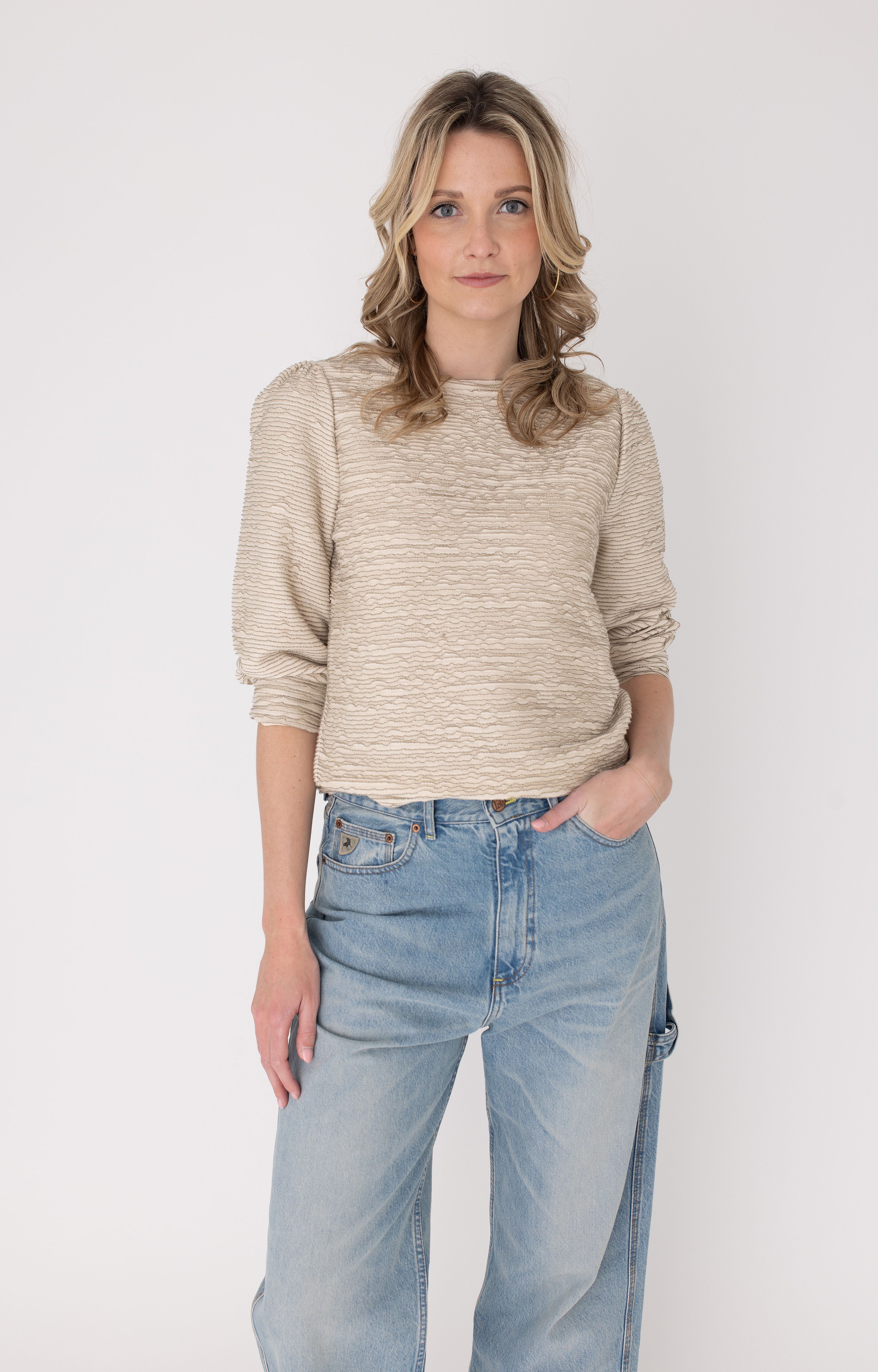 Sweater met structuur