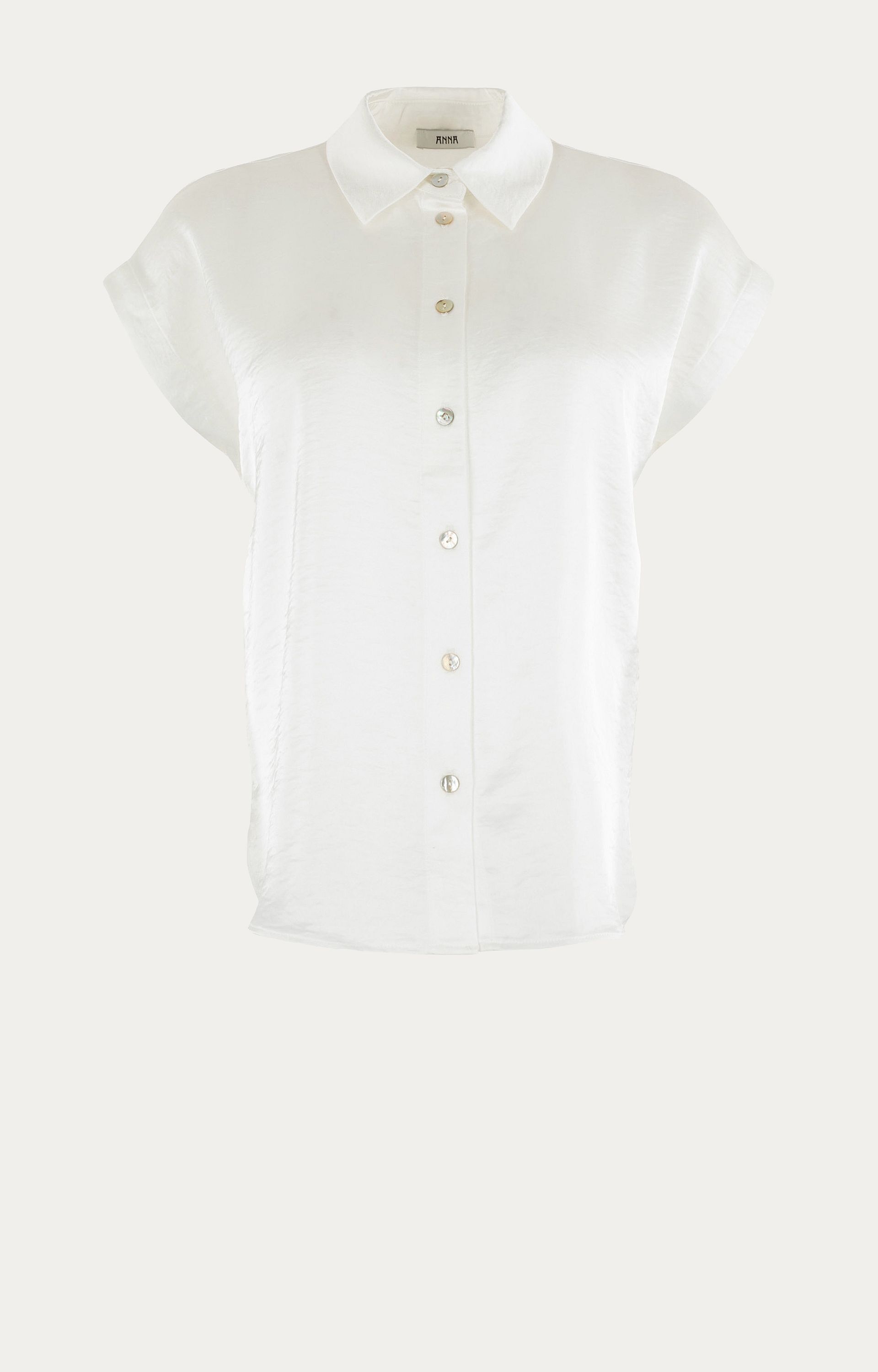 Blouse met satijnlook 