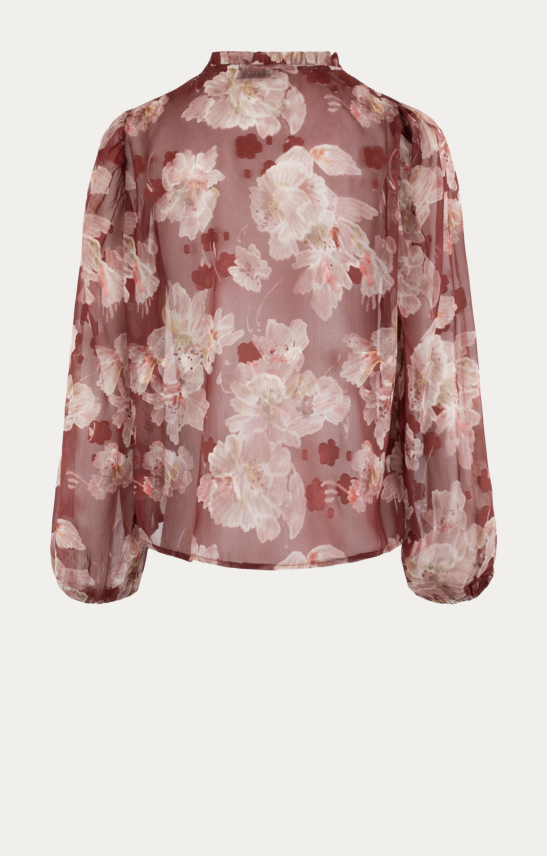 Blouse met dessin 