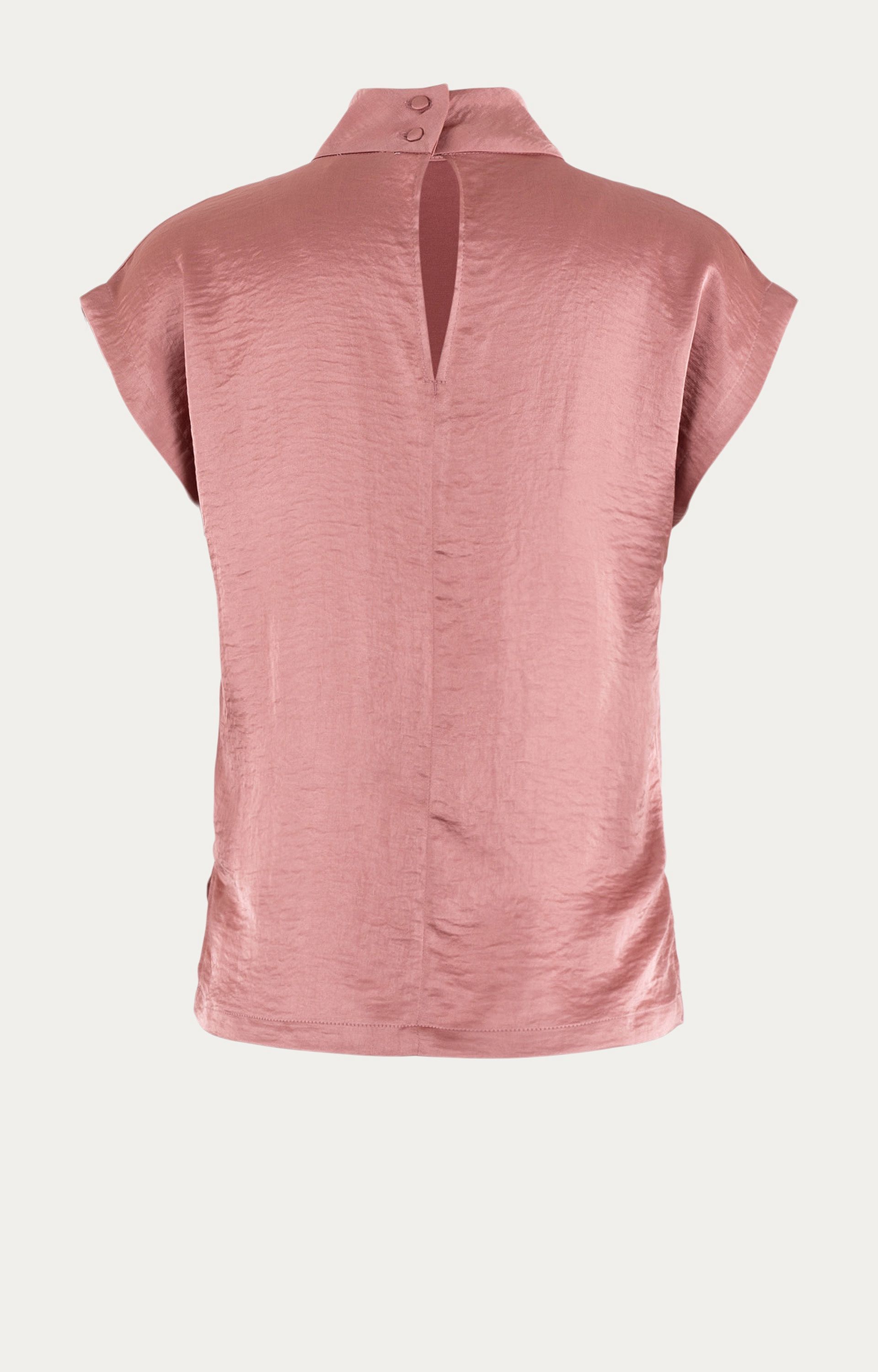 Blouse met satijnlook