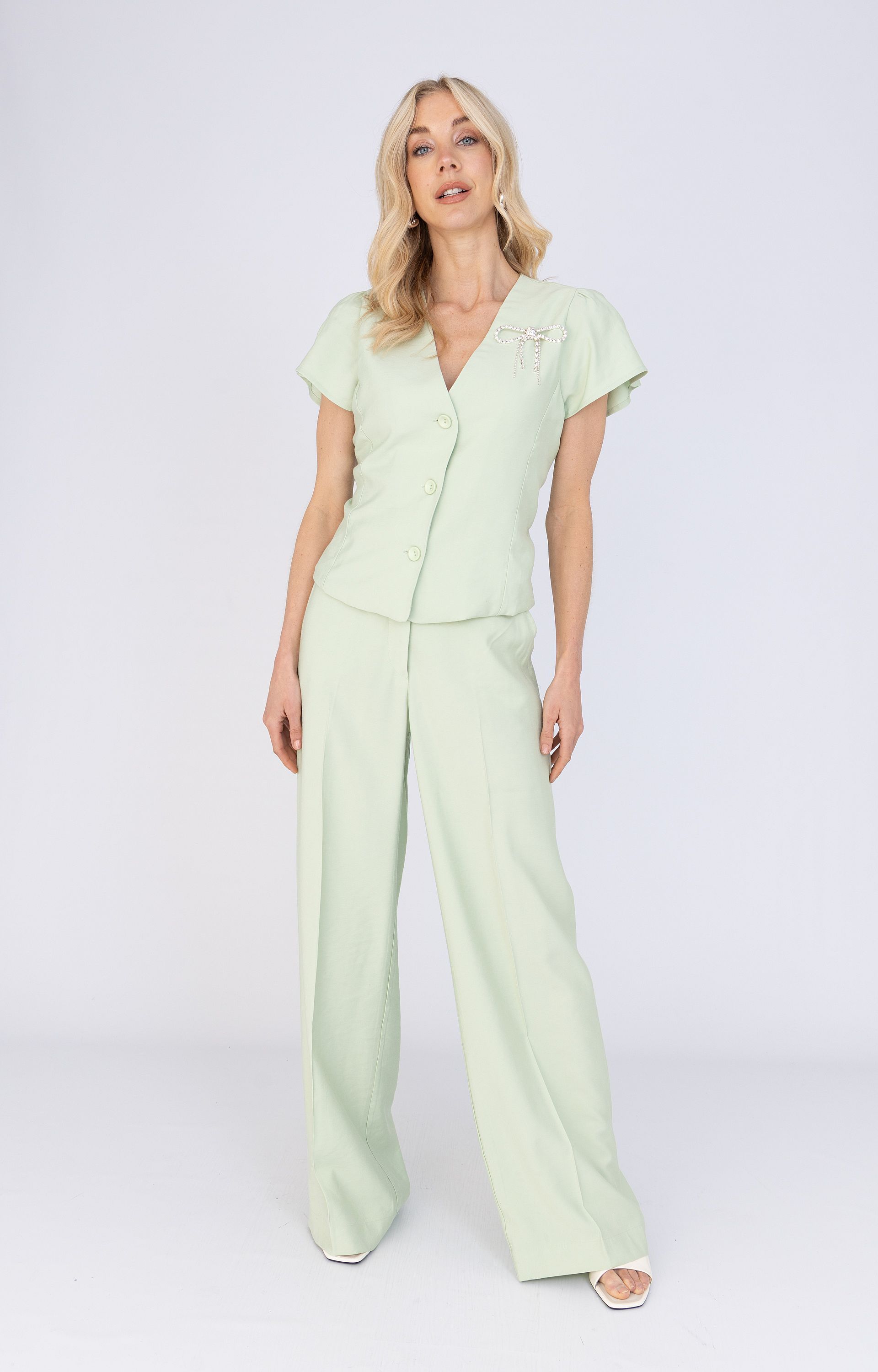 Broek wide leg 