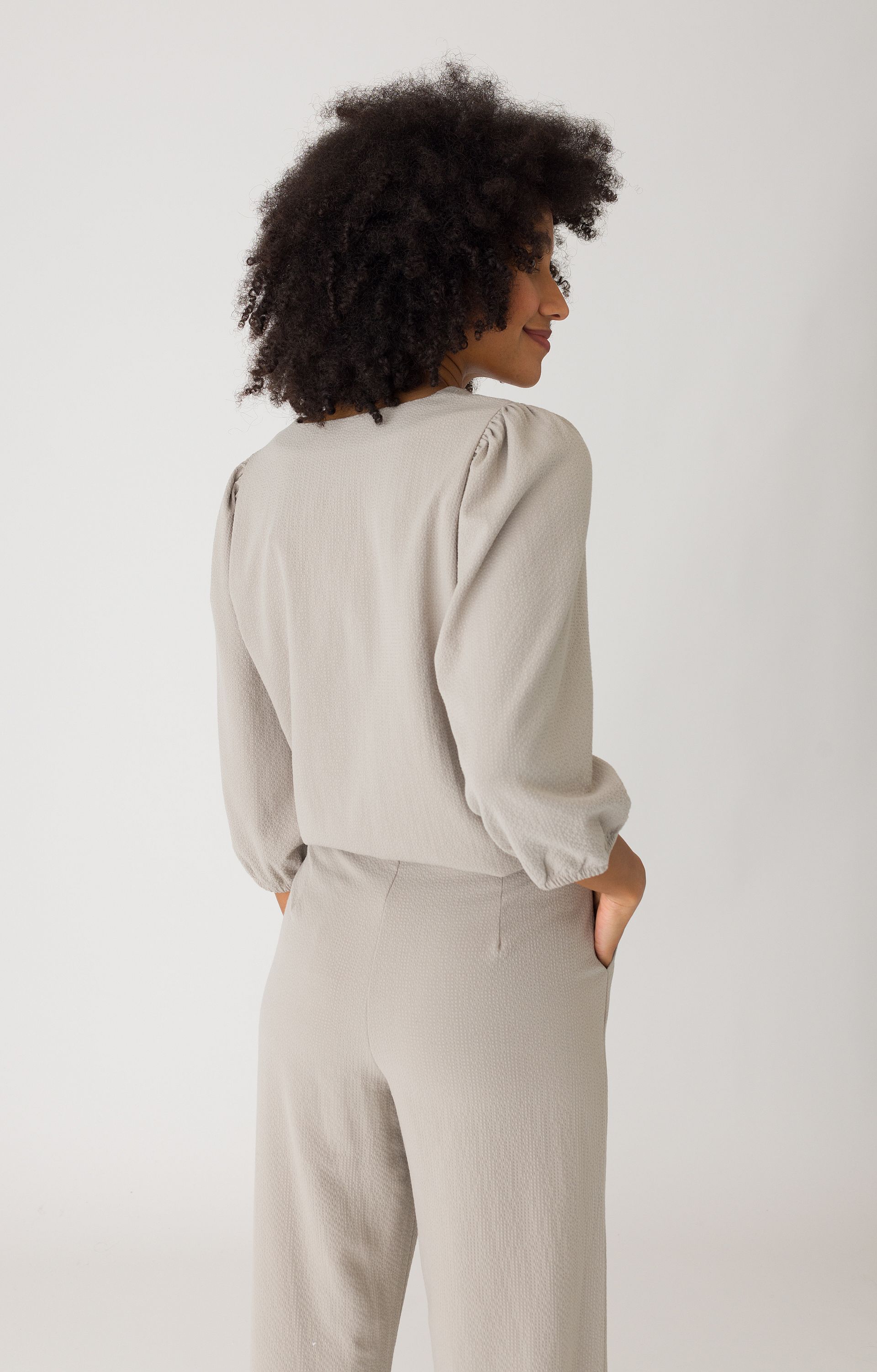 Blouse met structuur