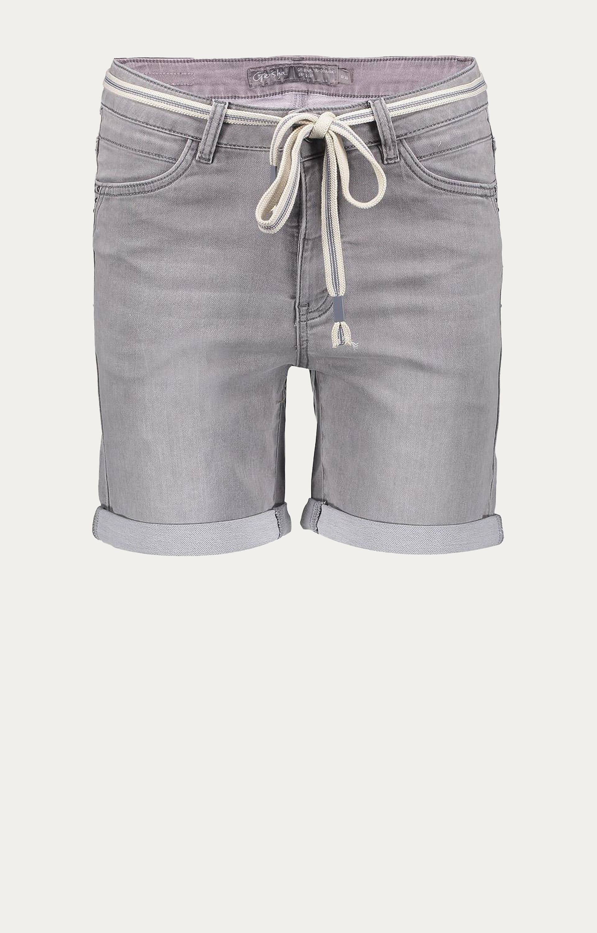 Short grey denim