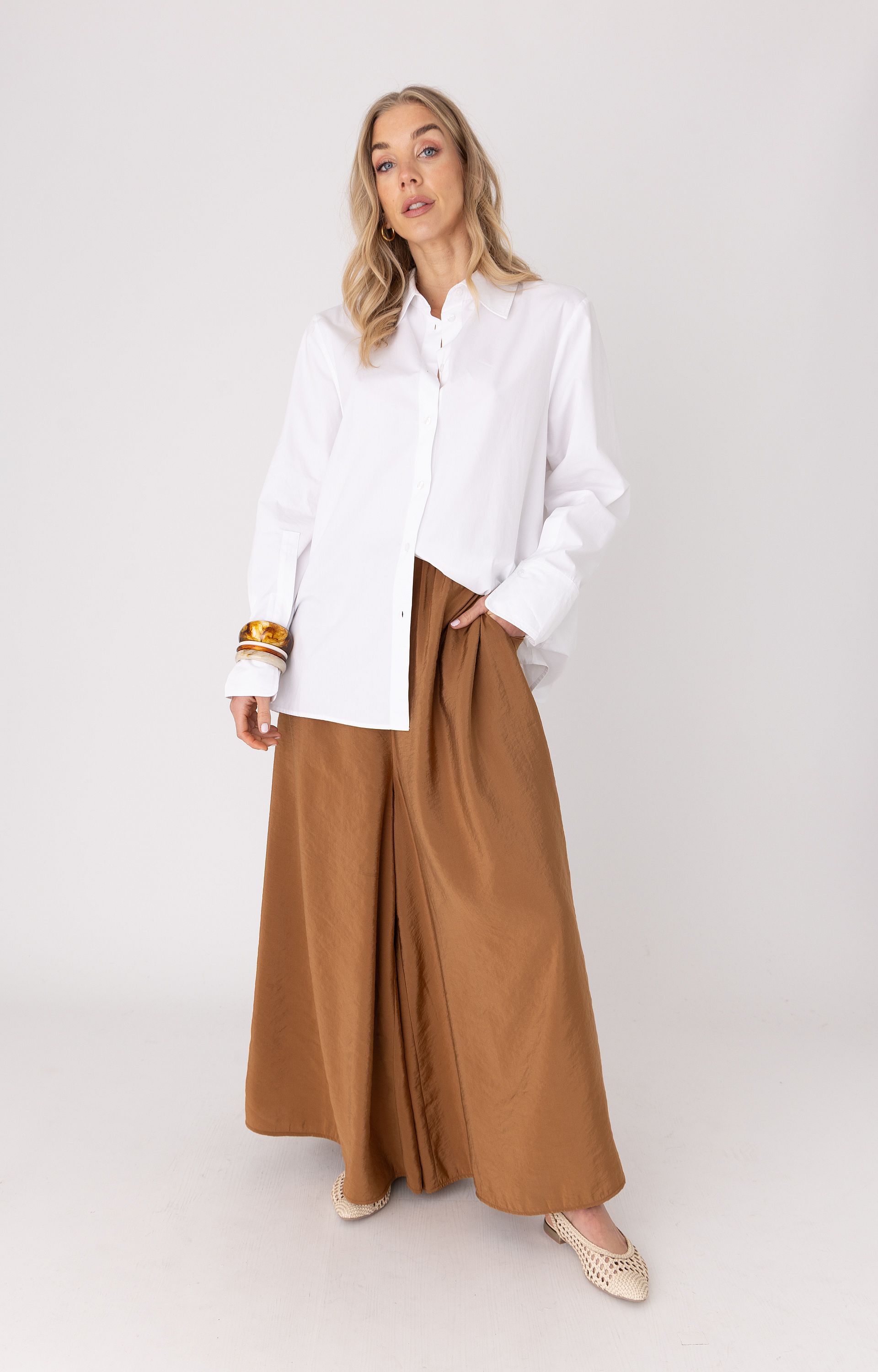 Broek wide leg