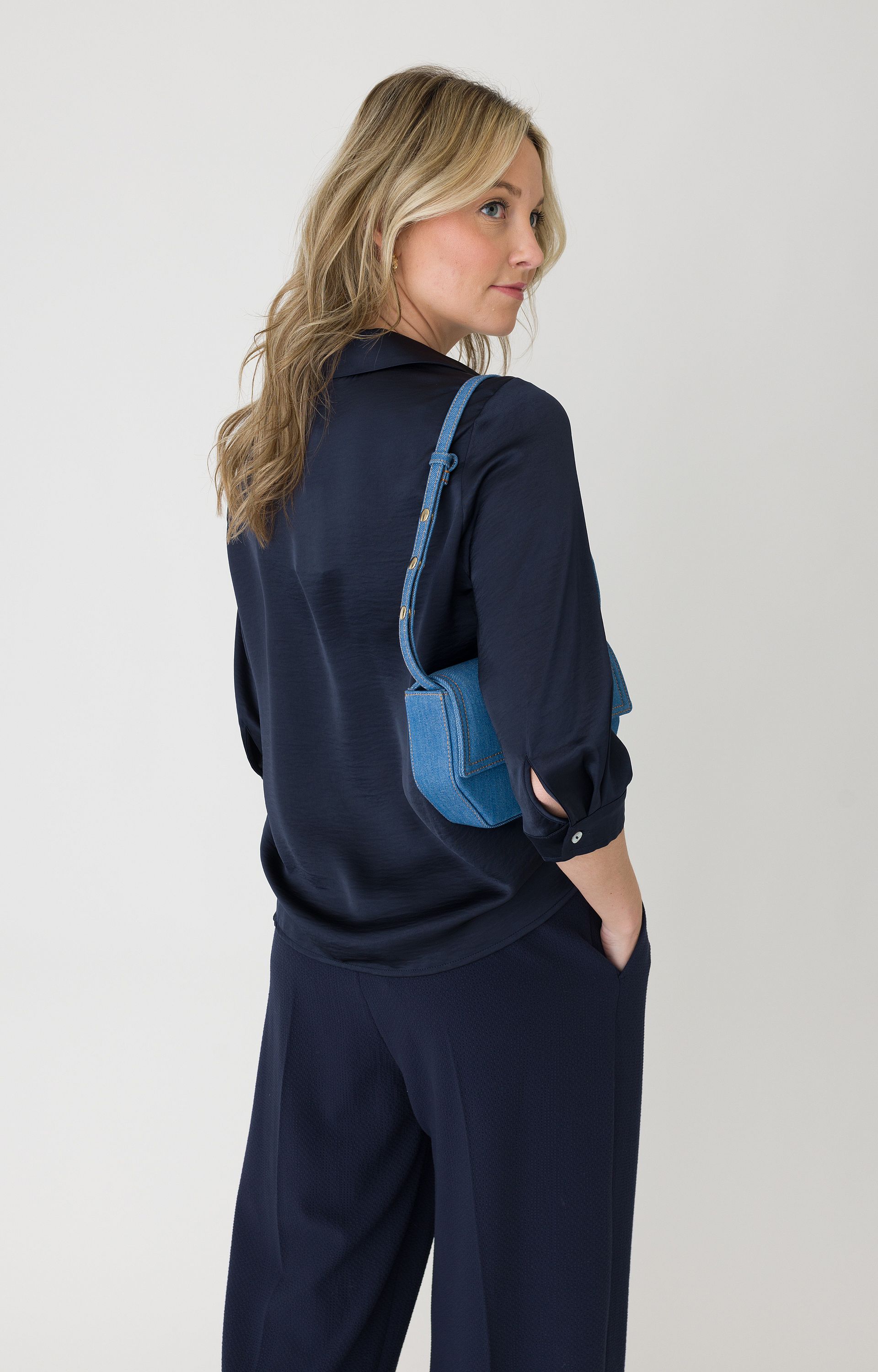 Satijnlook blouse