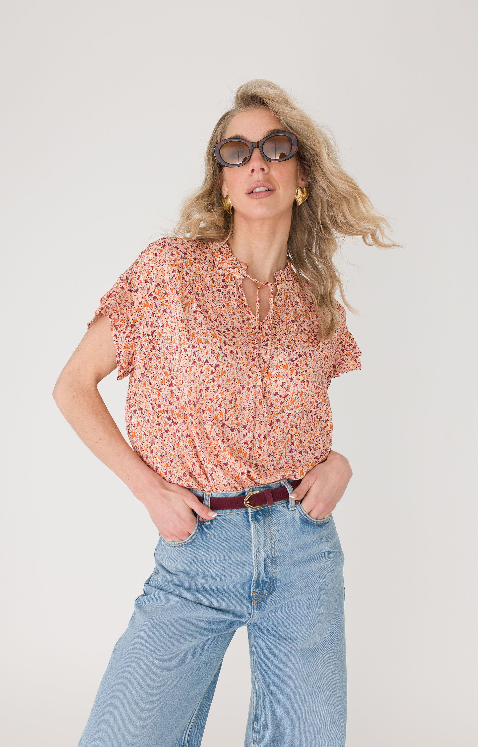Blouse met print