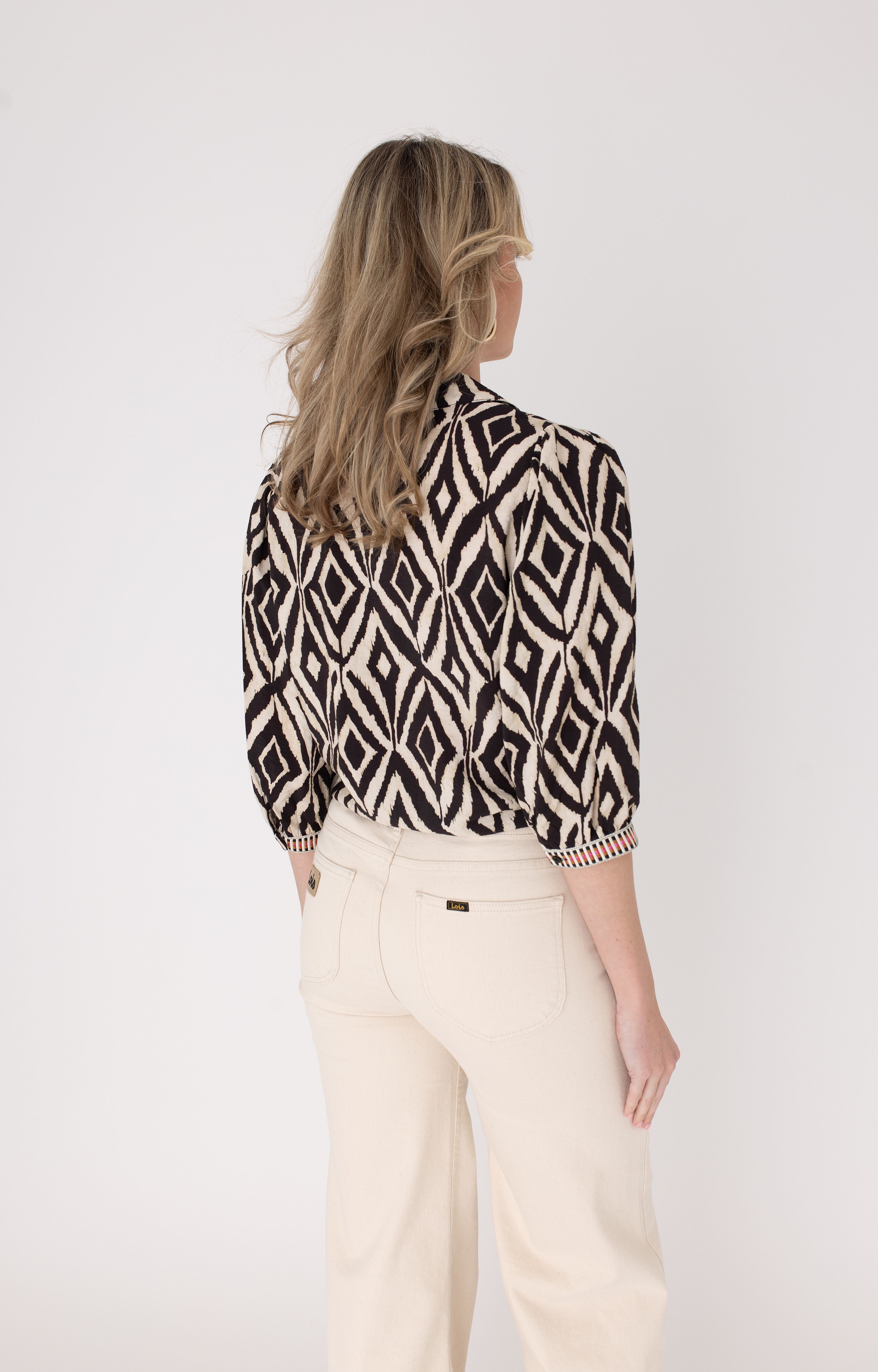 Blouse met print 