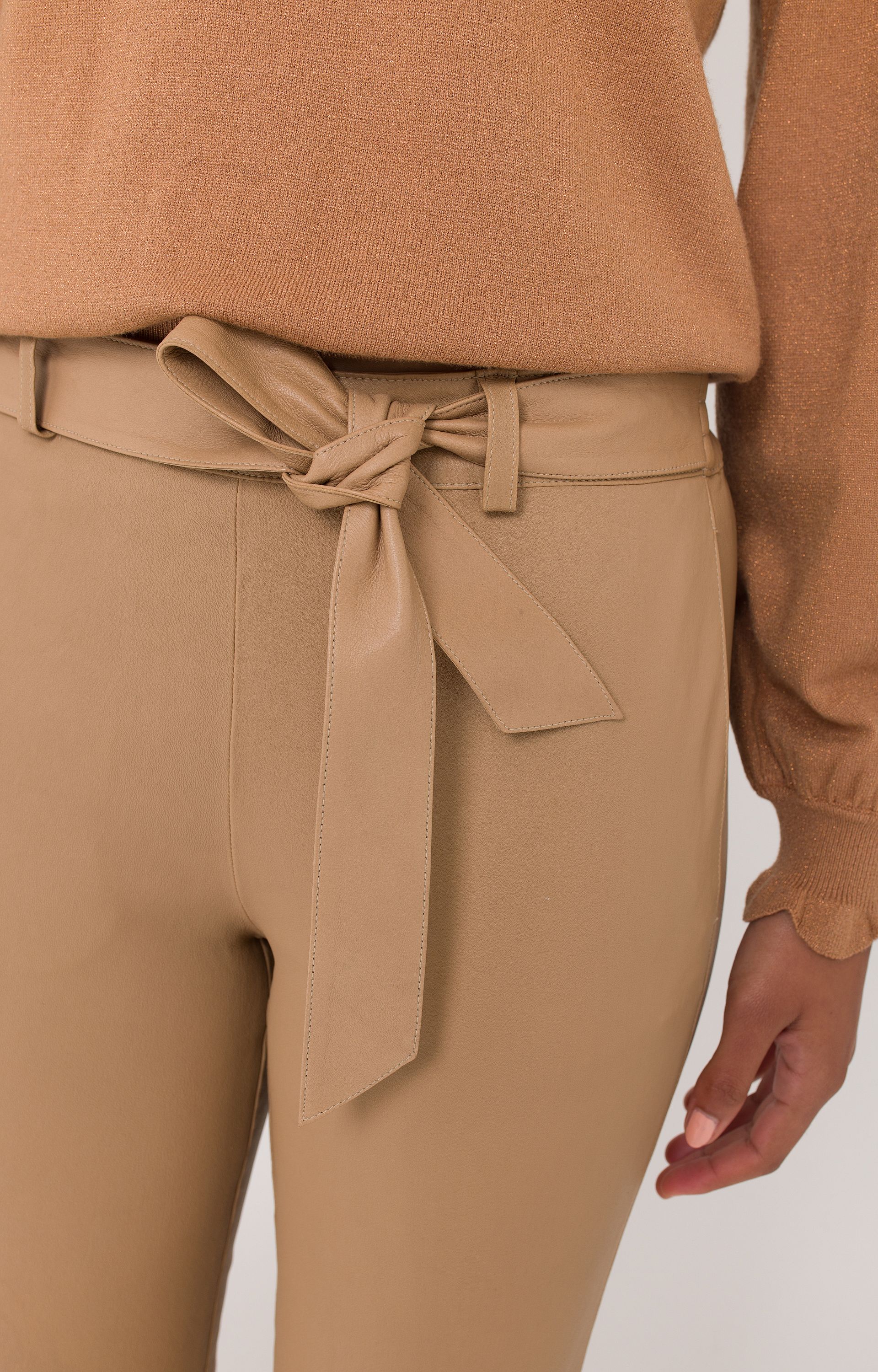 Leren broek