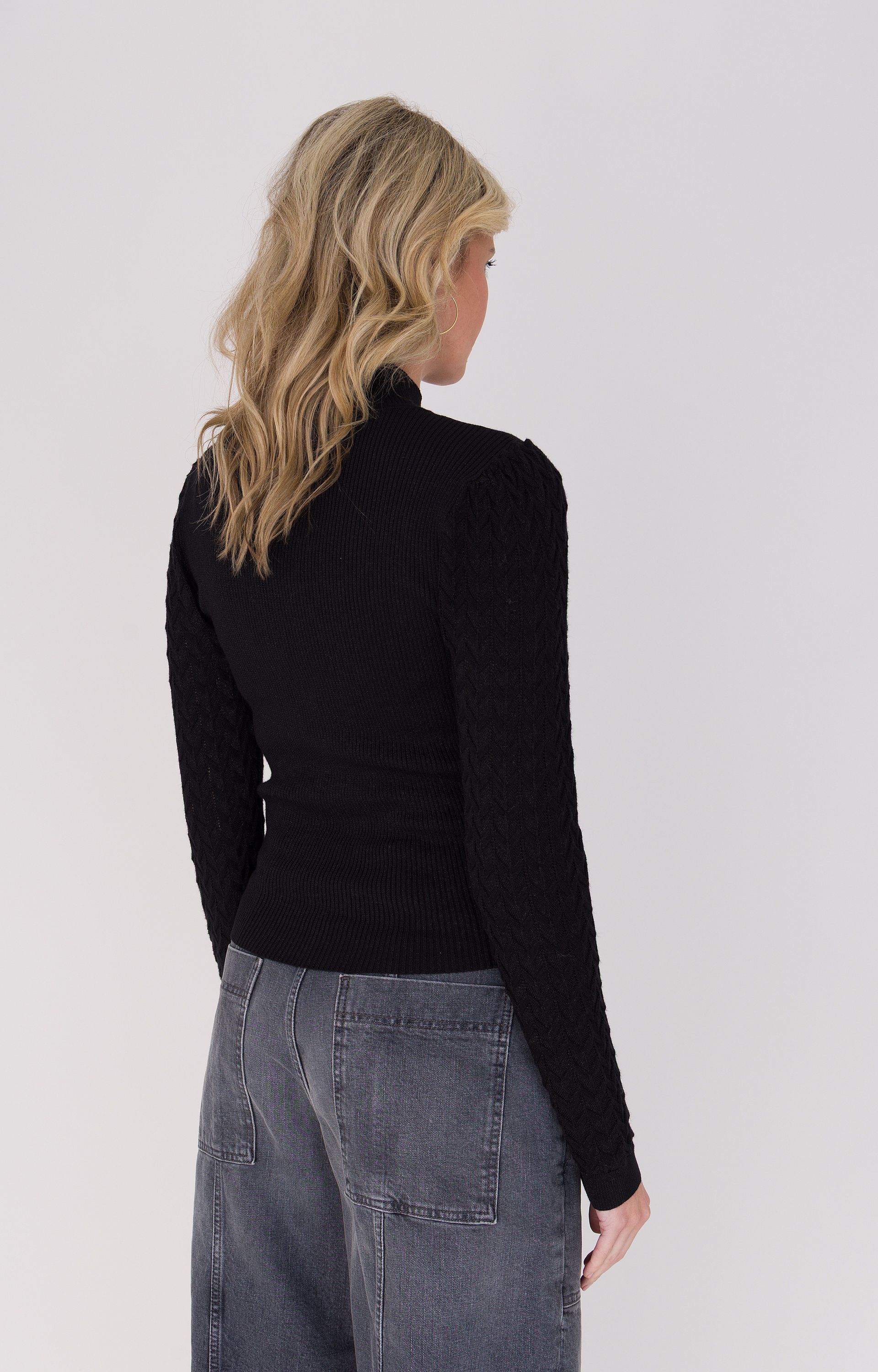 Pullover met glitter 