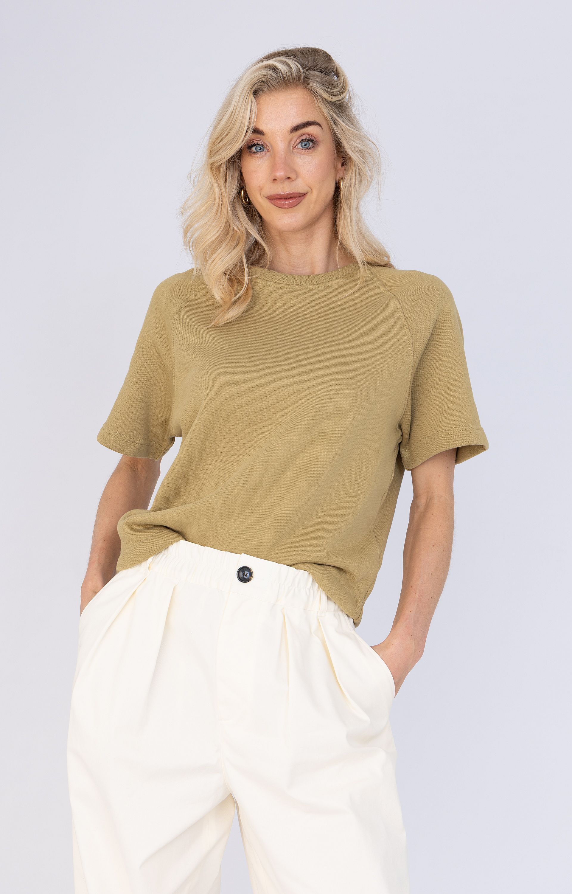 Sweater met strikceintuur