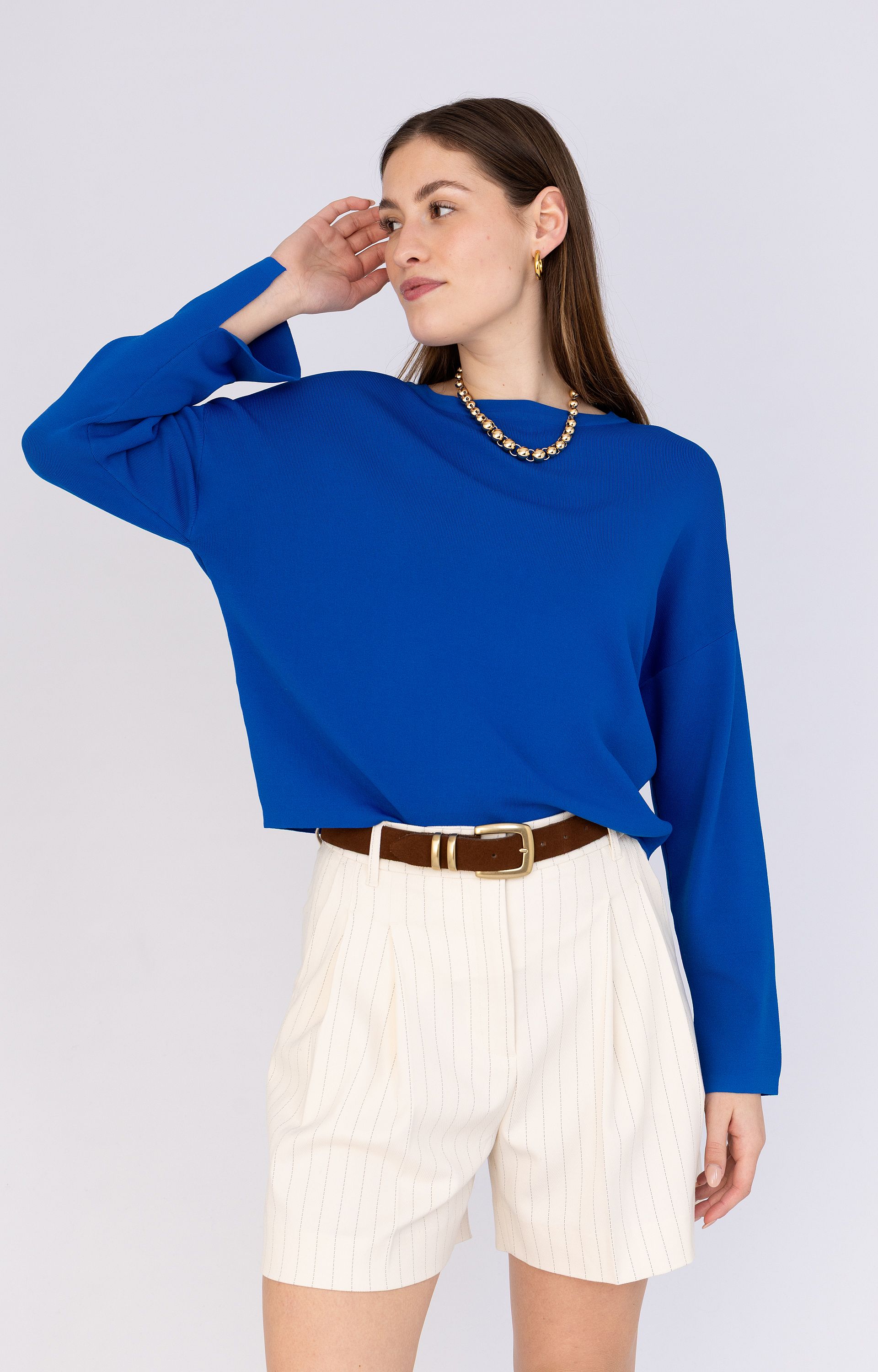 Fijngebreide pullover 
