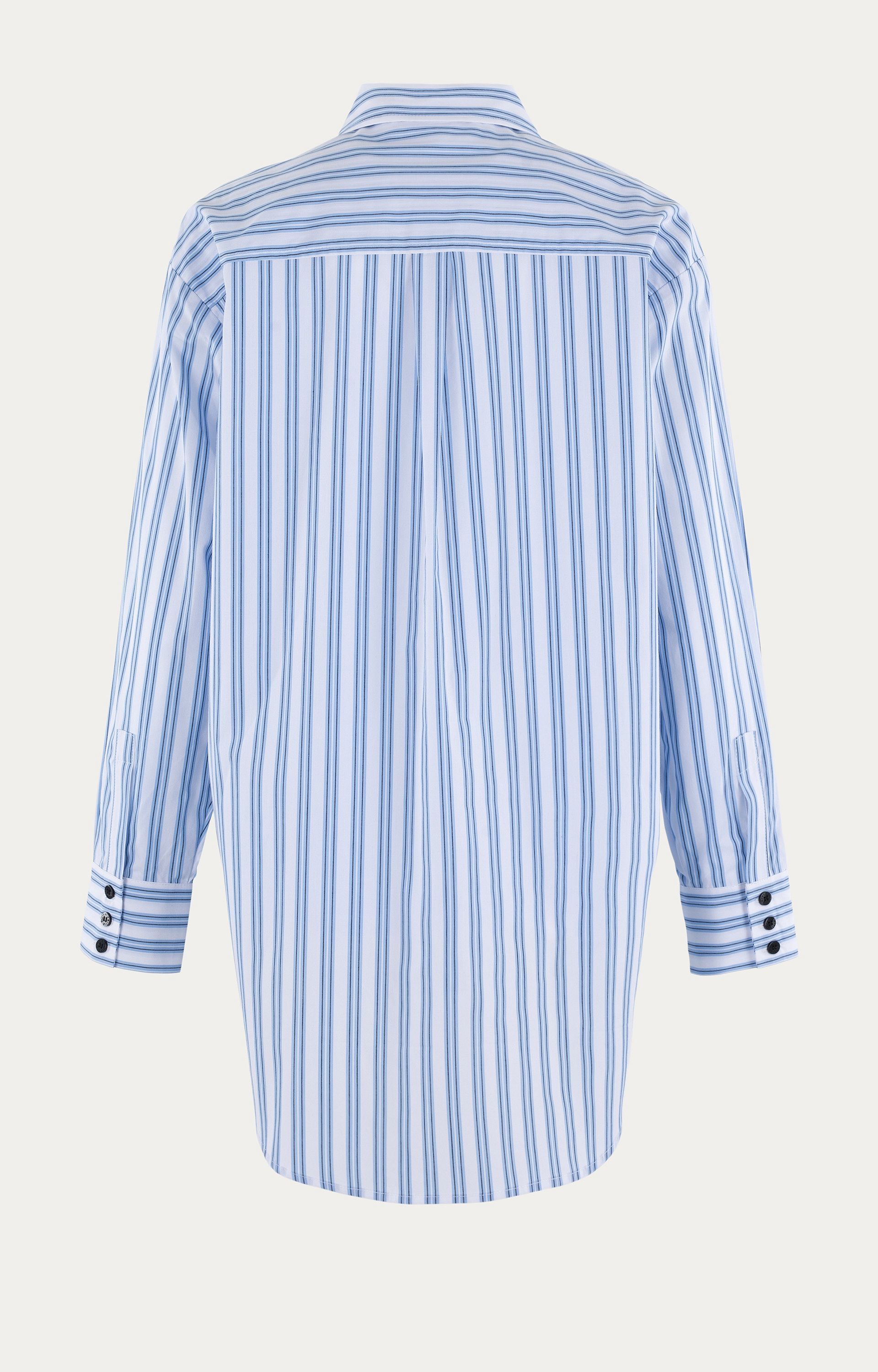 Blouse Whiteblue