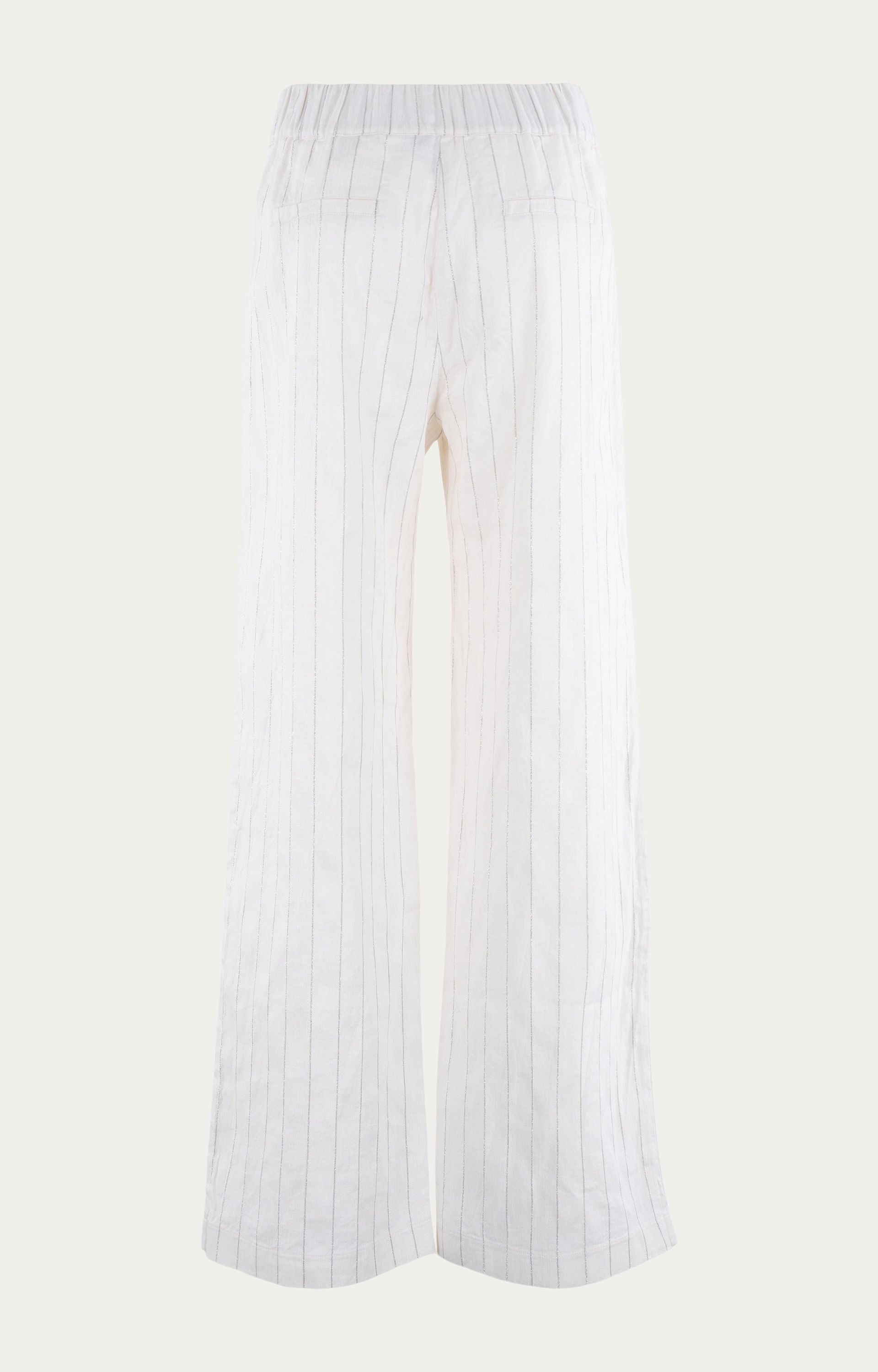 Broek met krijtstreep