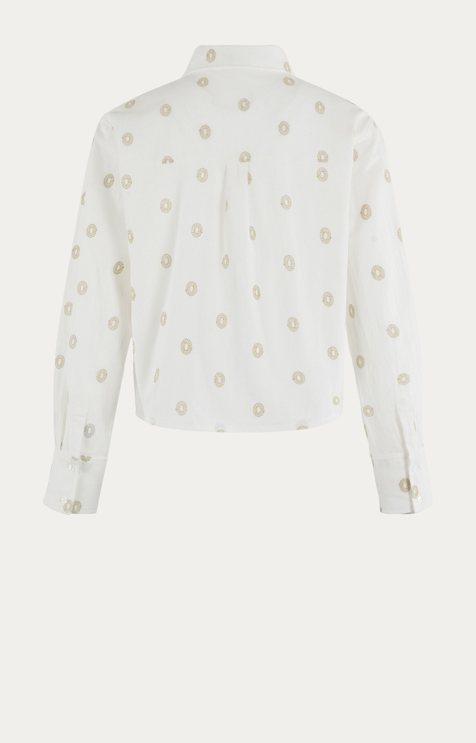 Blouse met borduursels