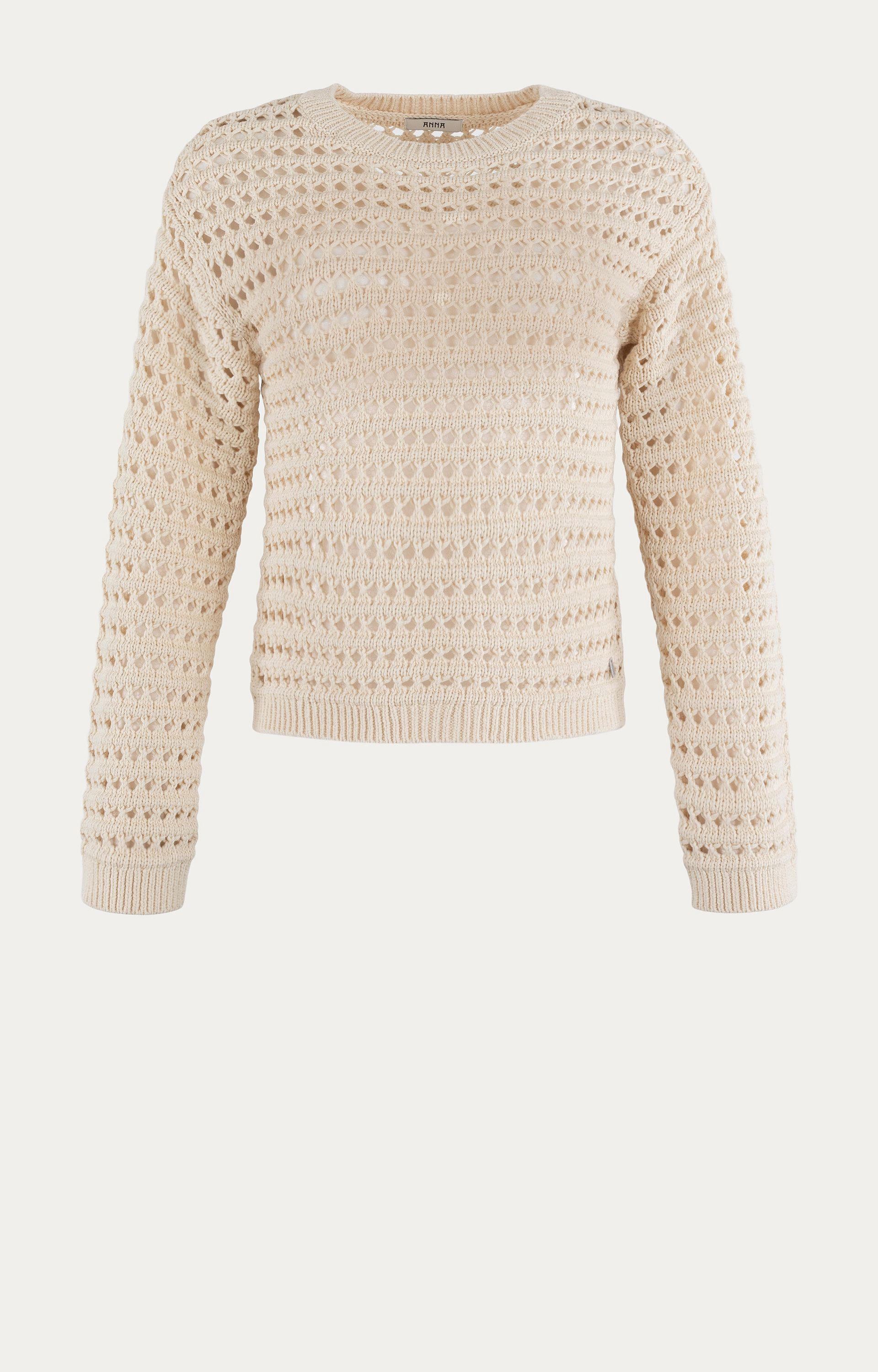 Opengebreide pullover
