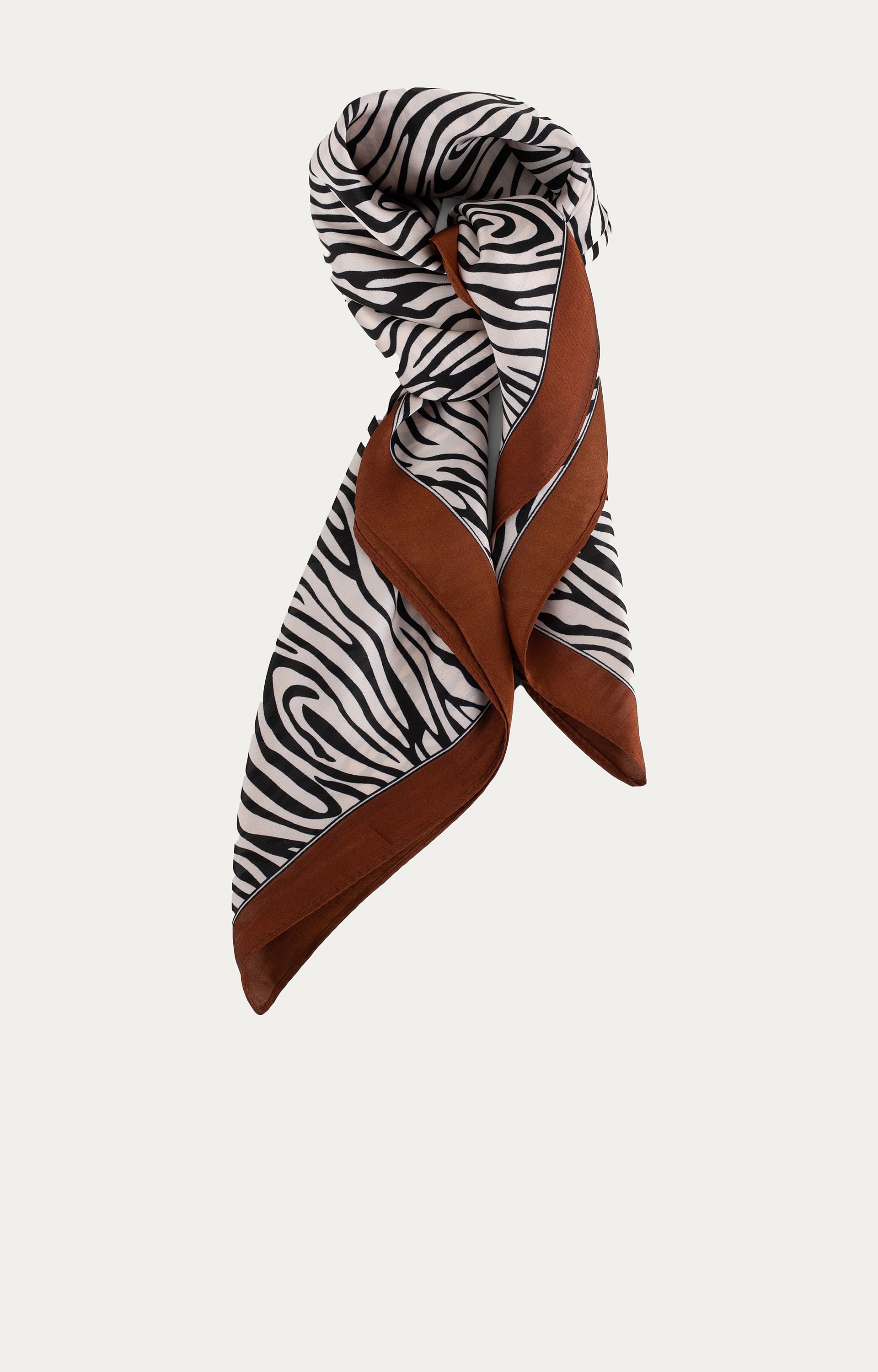 Sjaal zebra print