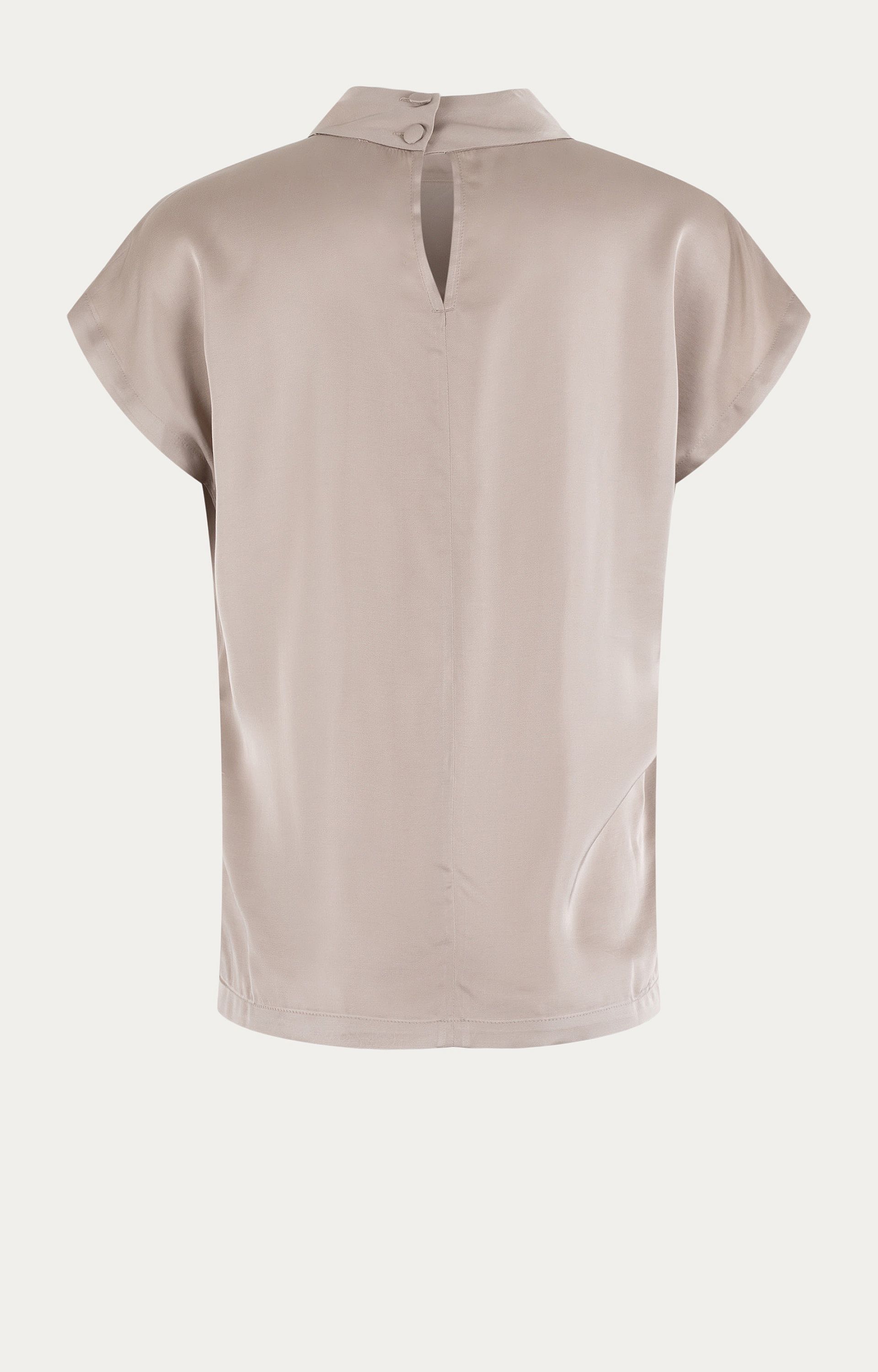 Blouse met satijnlook