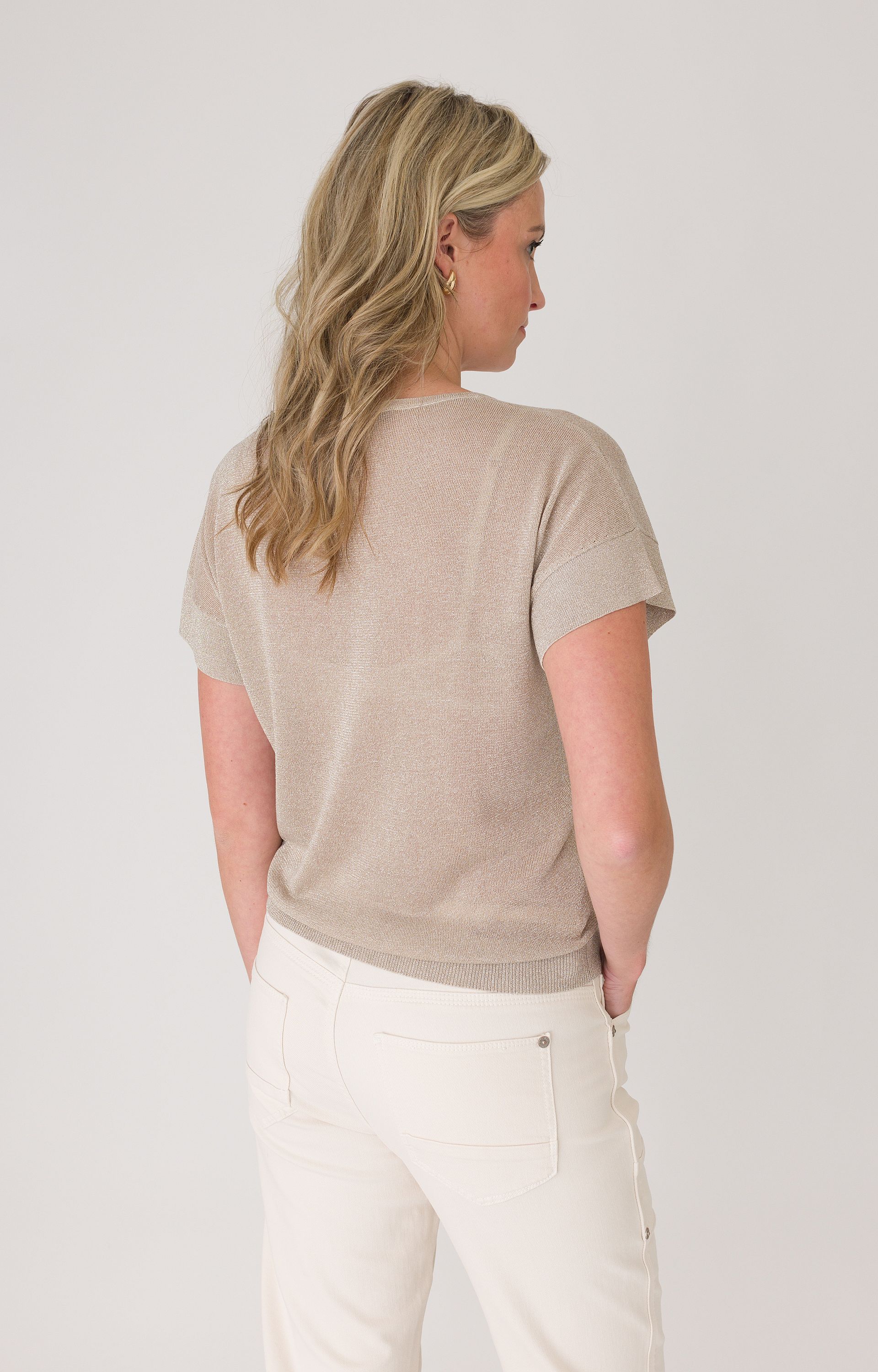 T-shirt met glitter