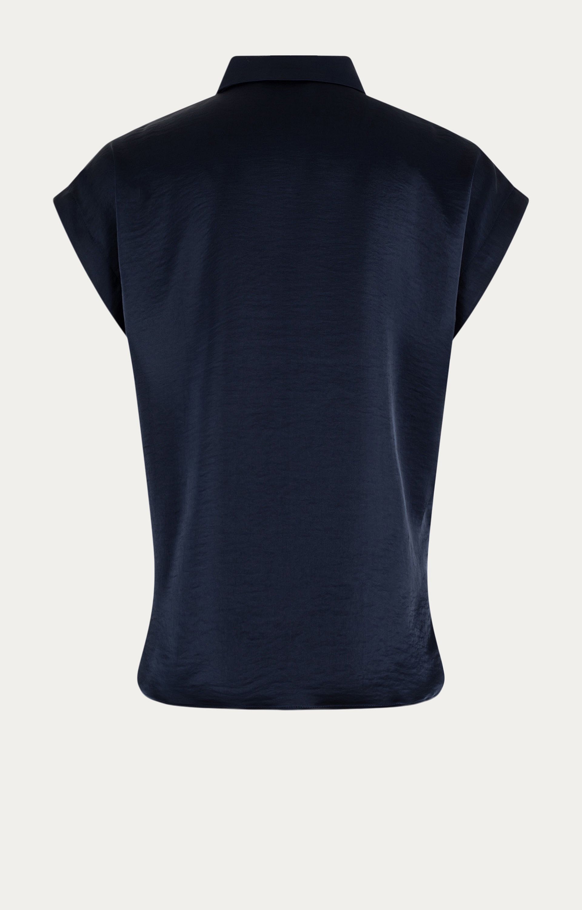 Blouse met satijnlook