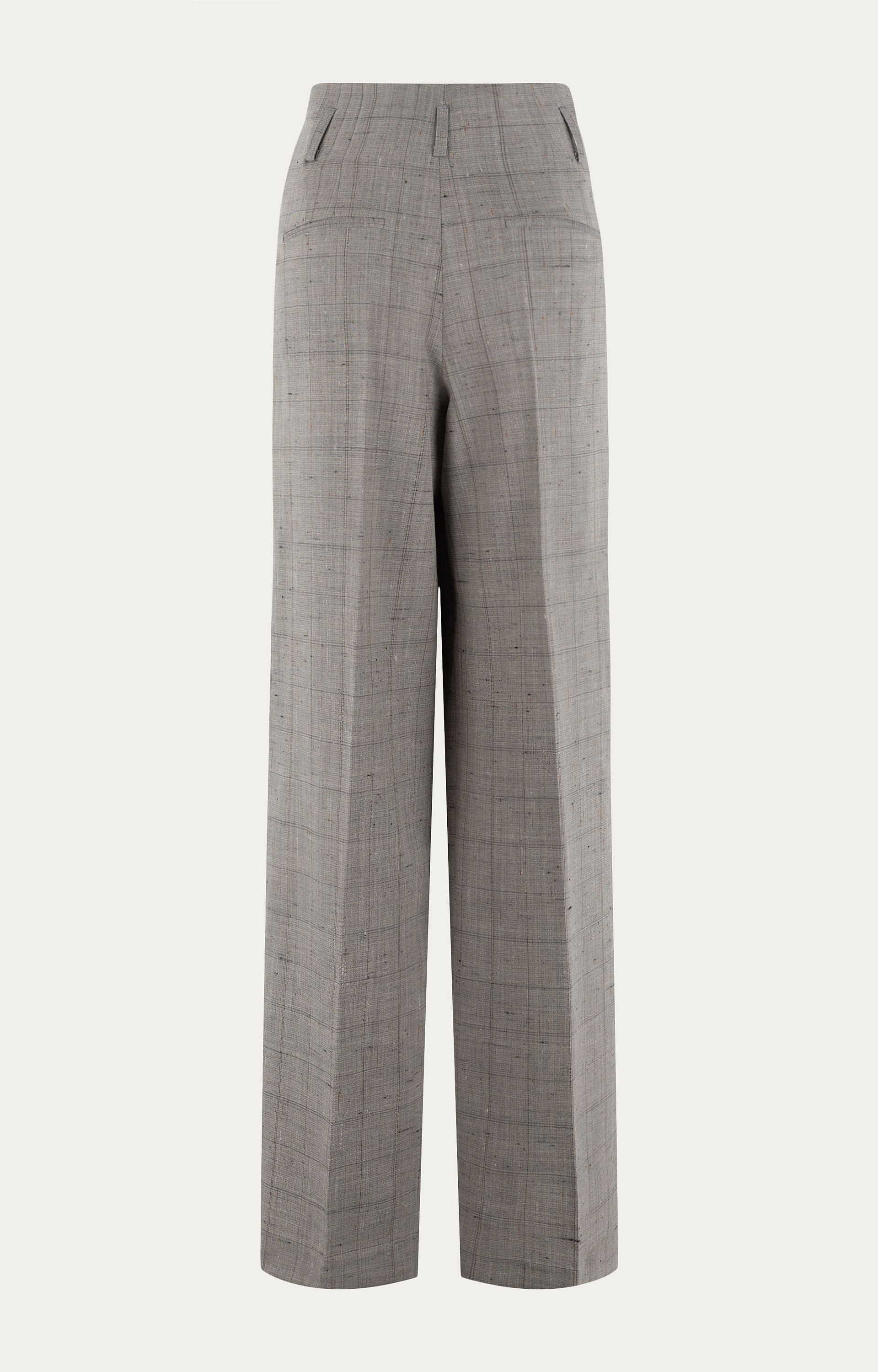 Broek met wolmix