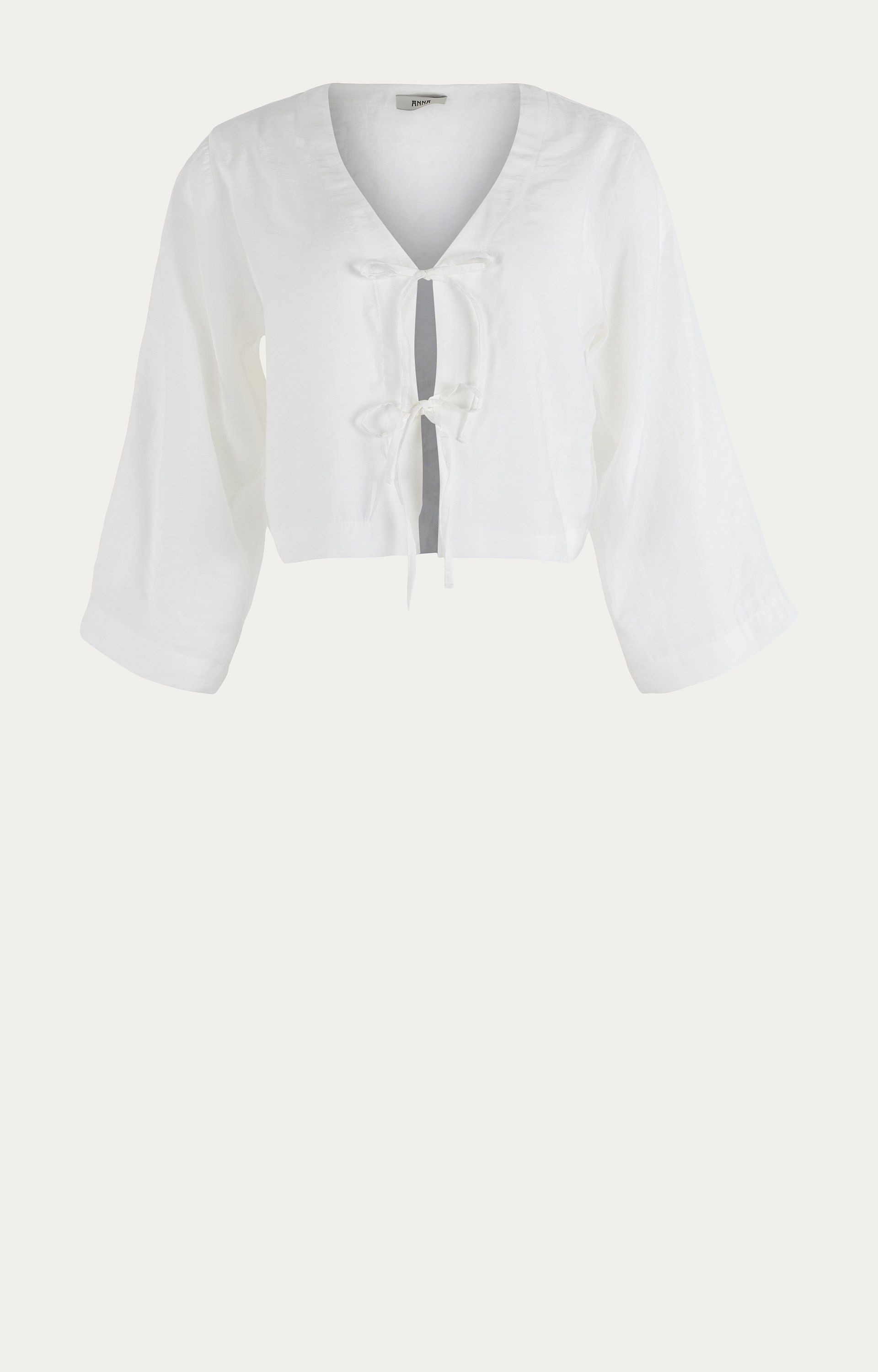 Blouse met strikjes