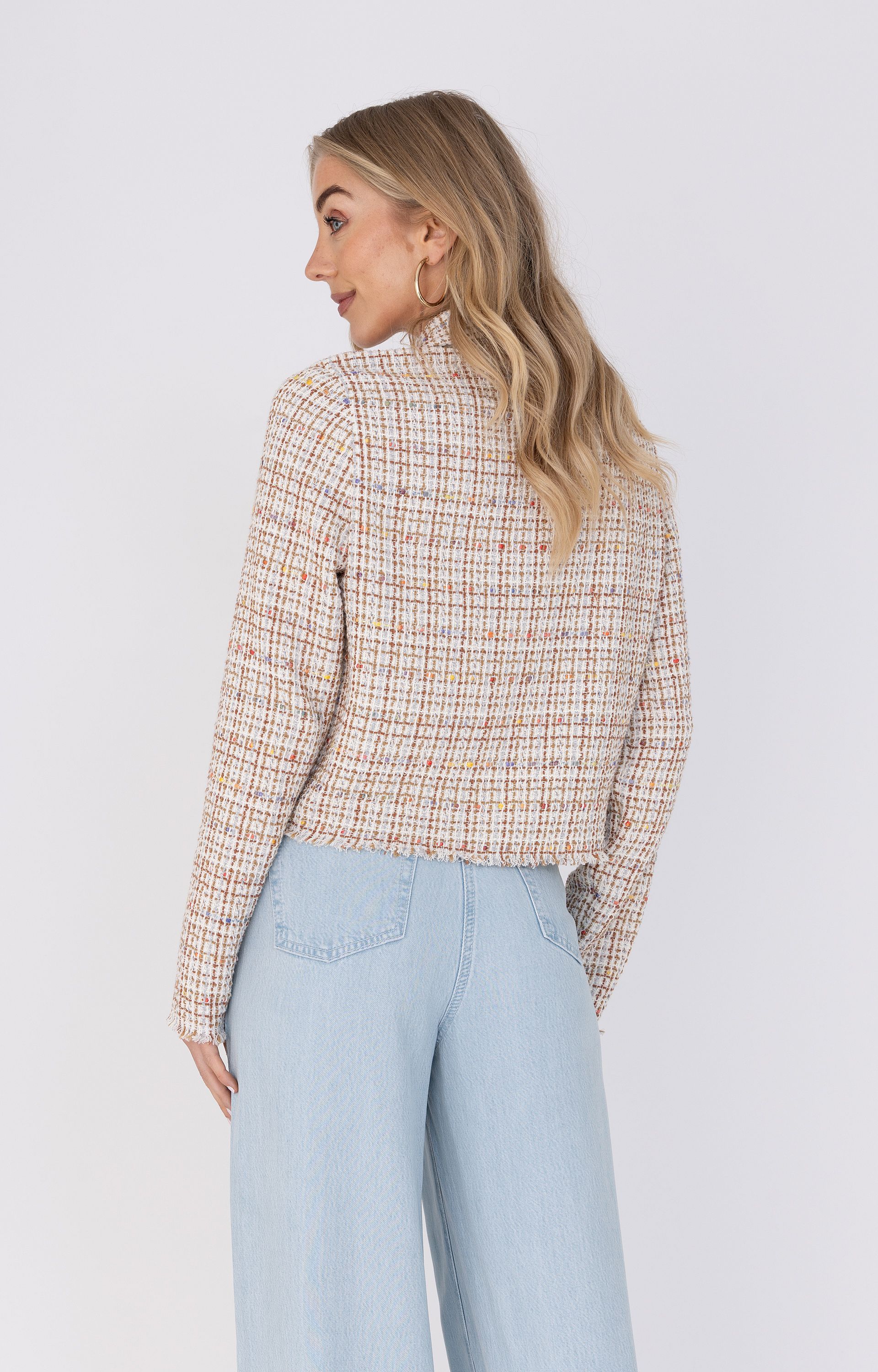 Blazer met ruitdessin