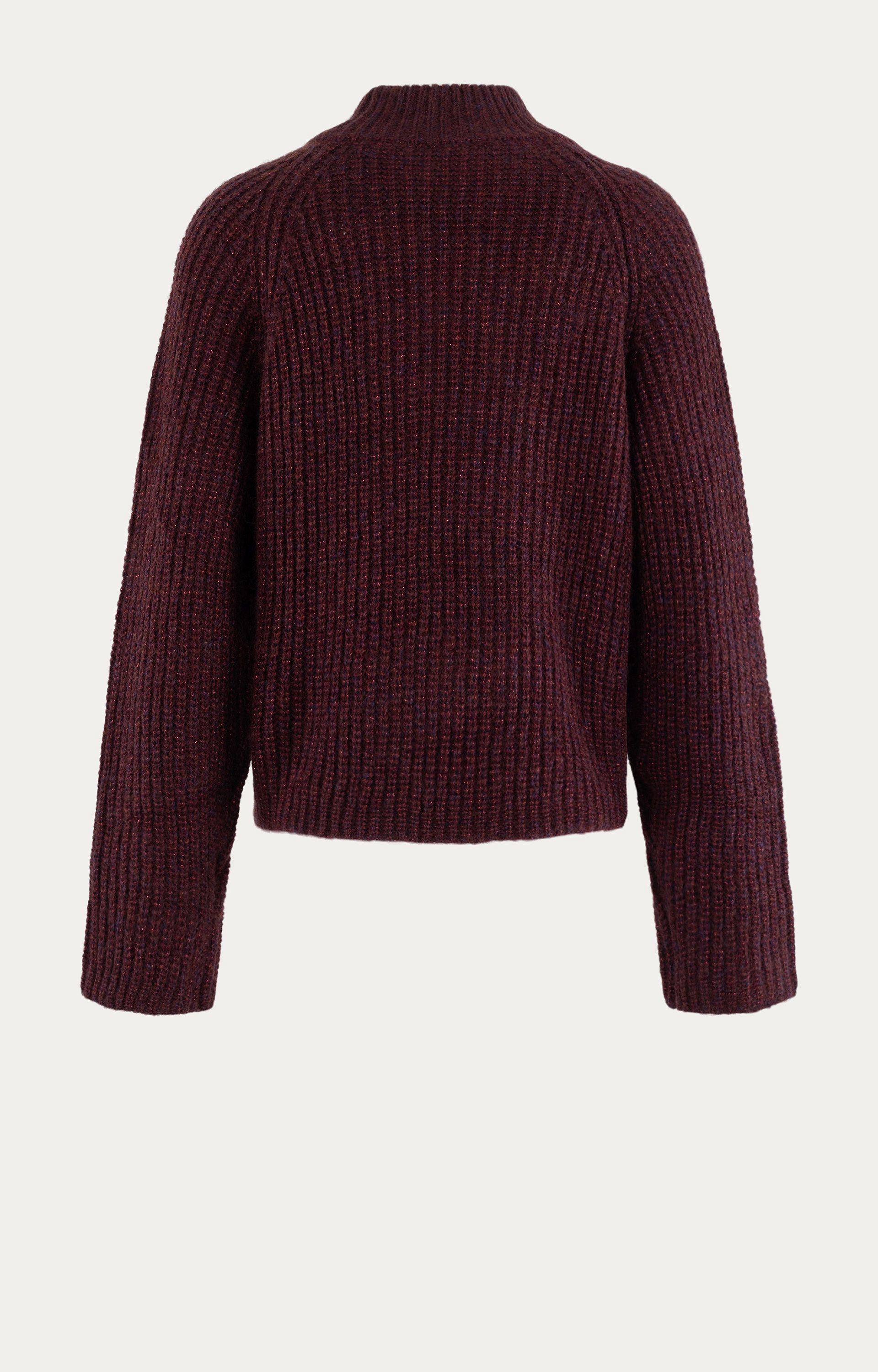 Trui met ribstructuur