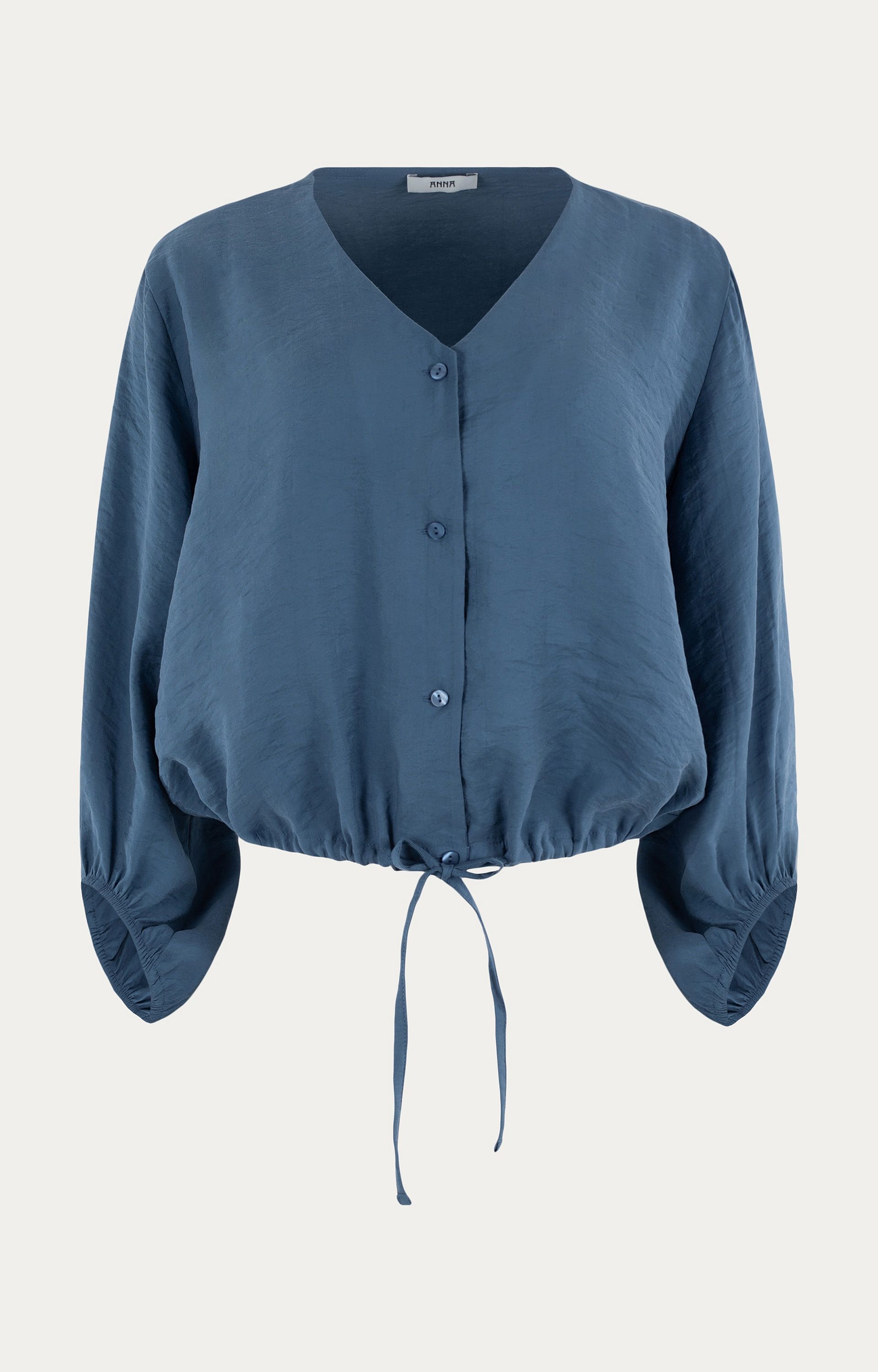 Blouse met v-hals