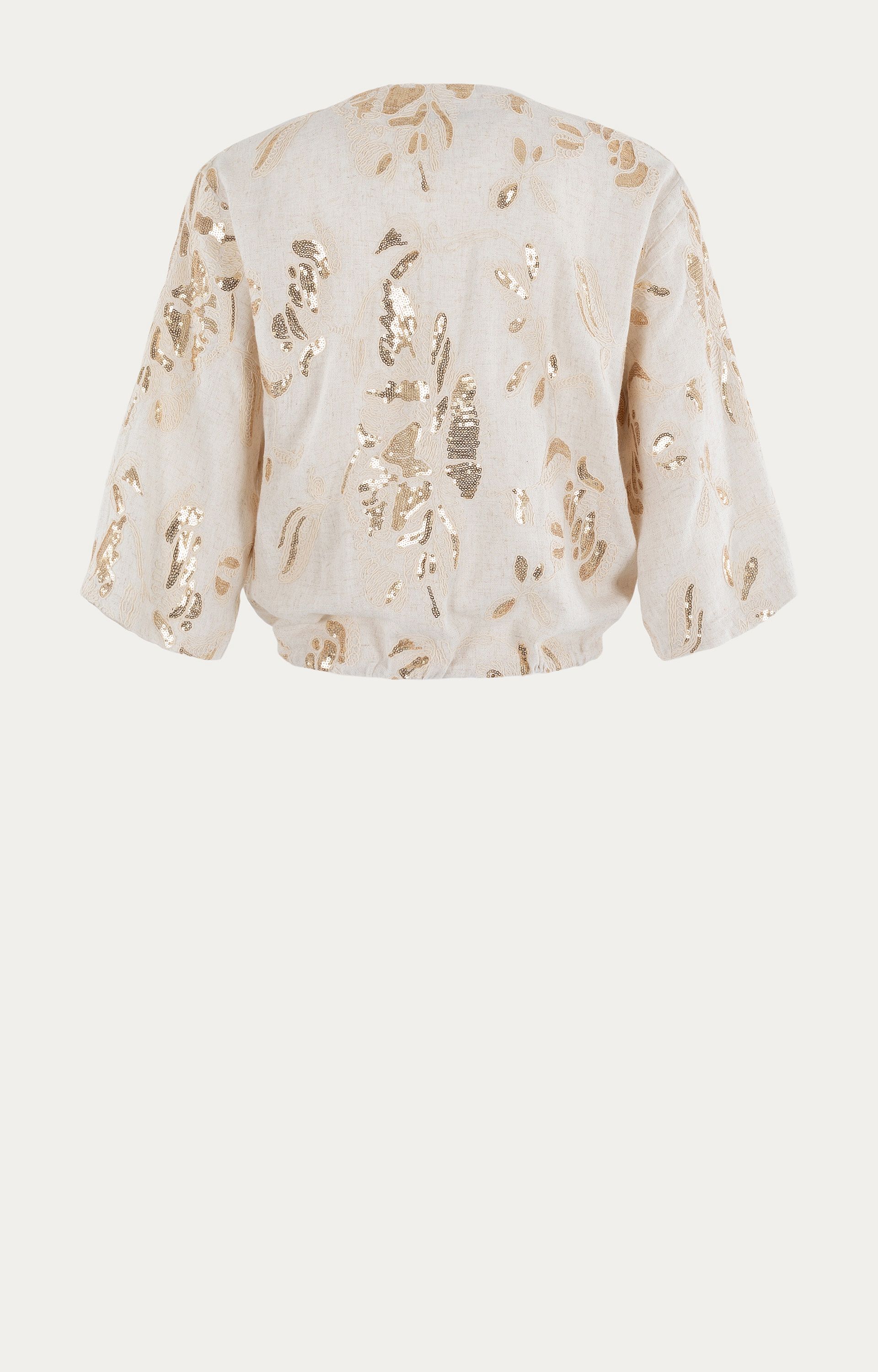 Blouse met pailletten