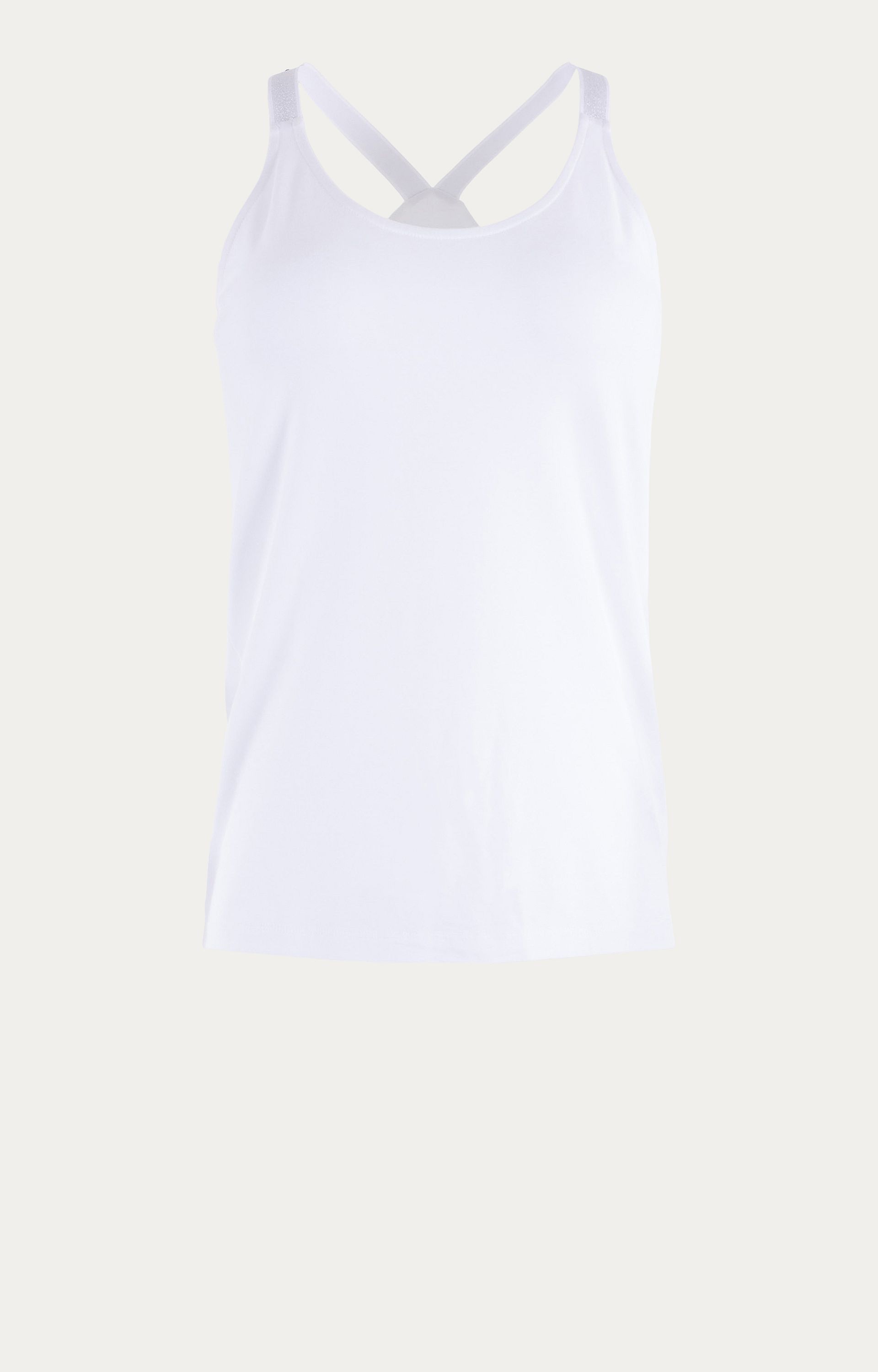 Top met lurexbandjes