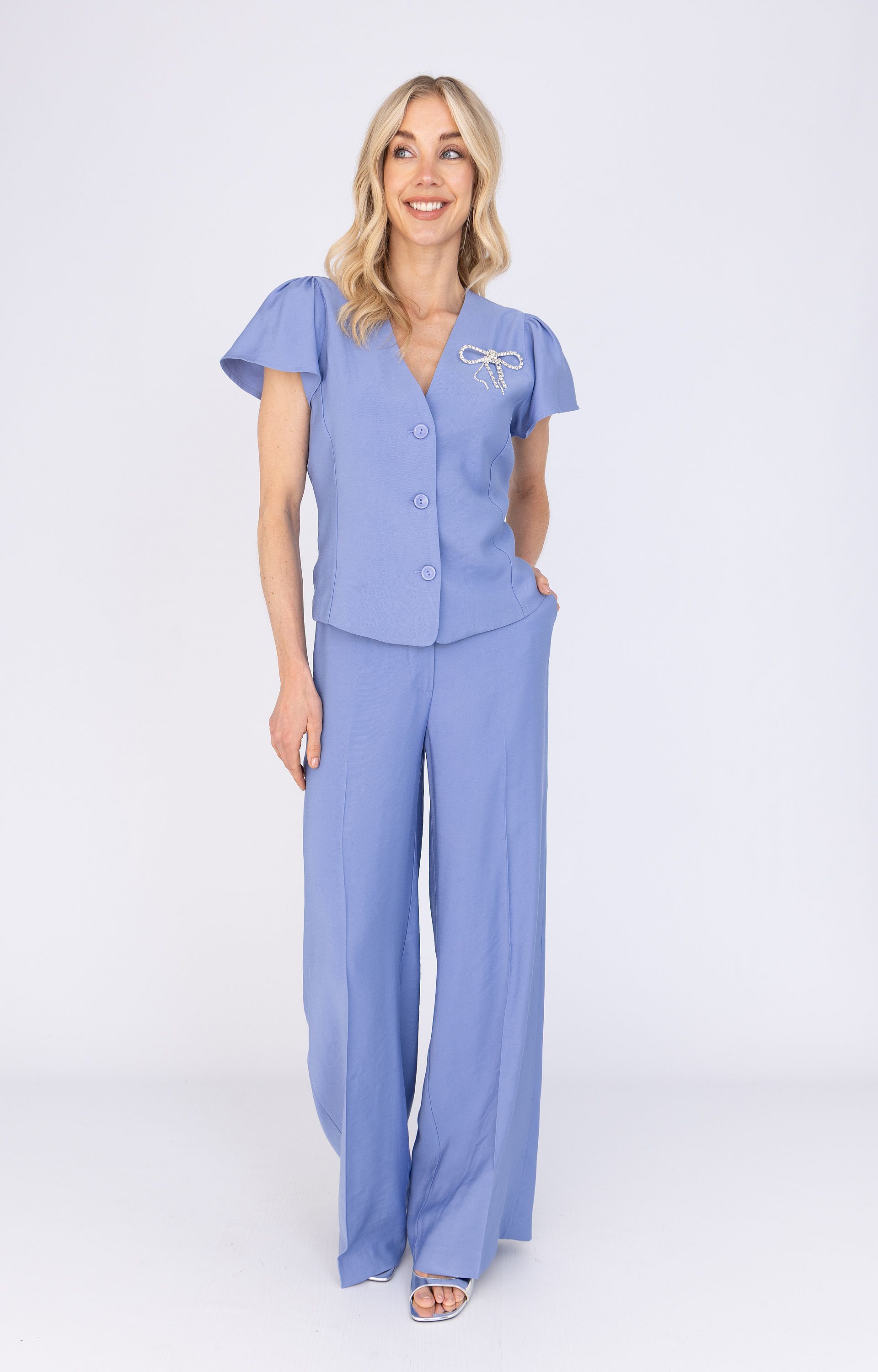 Broek wide leg 