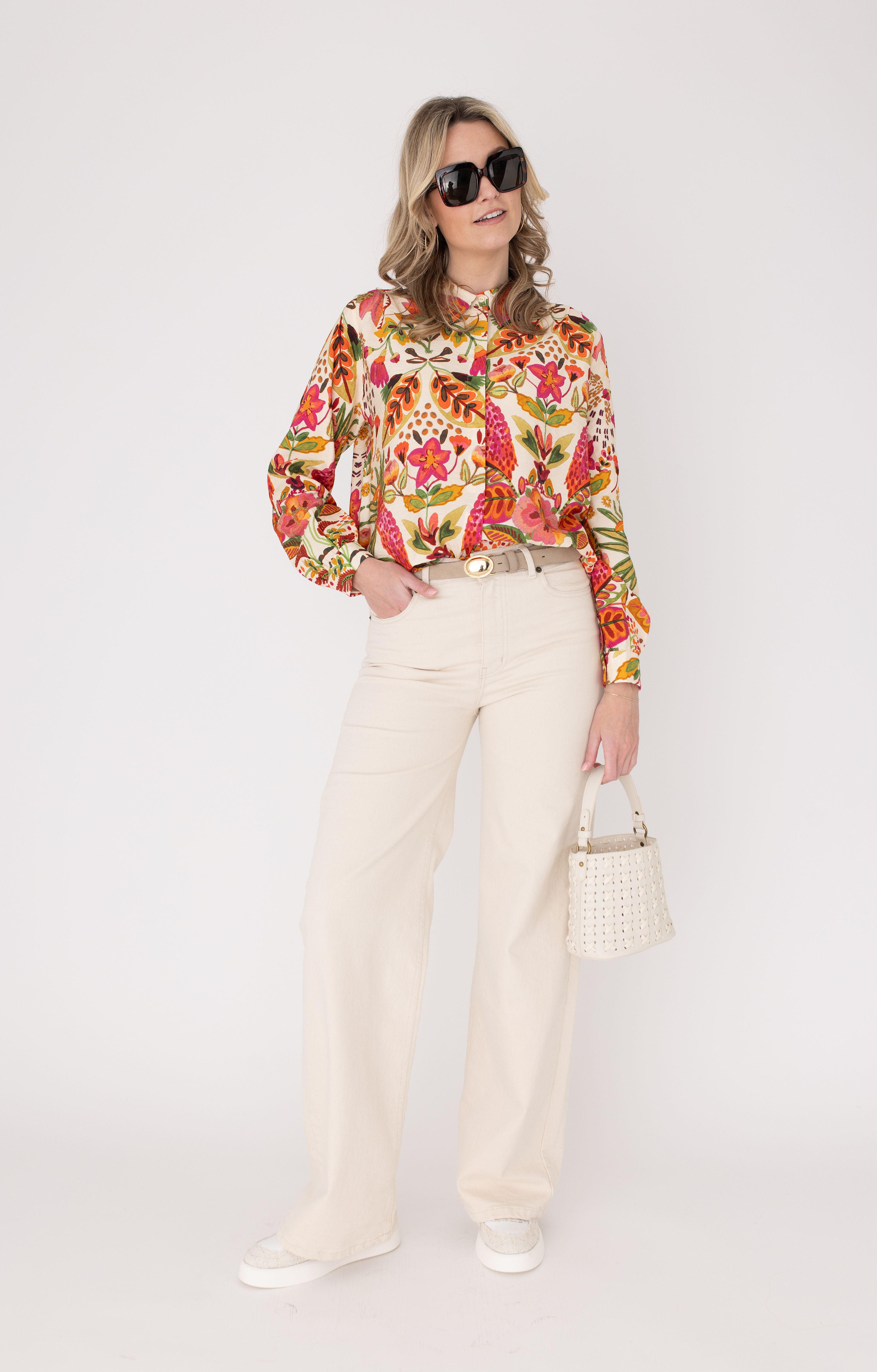 Blouse met print