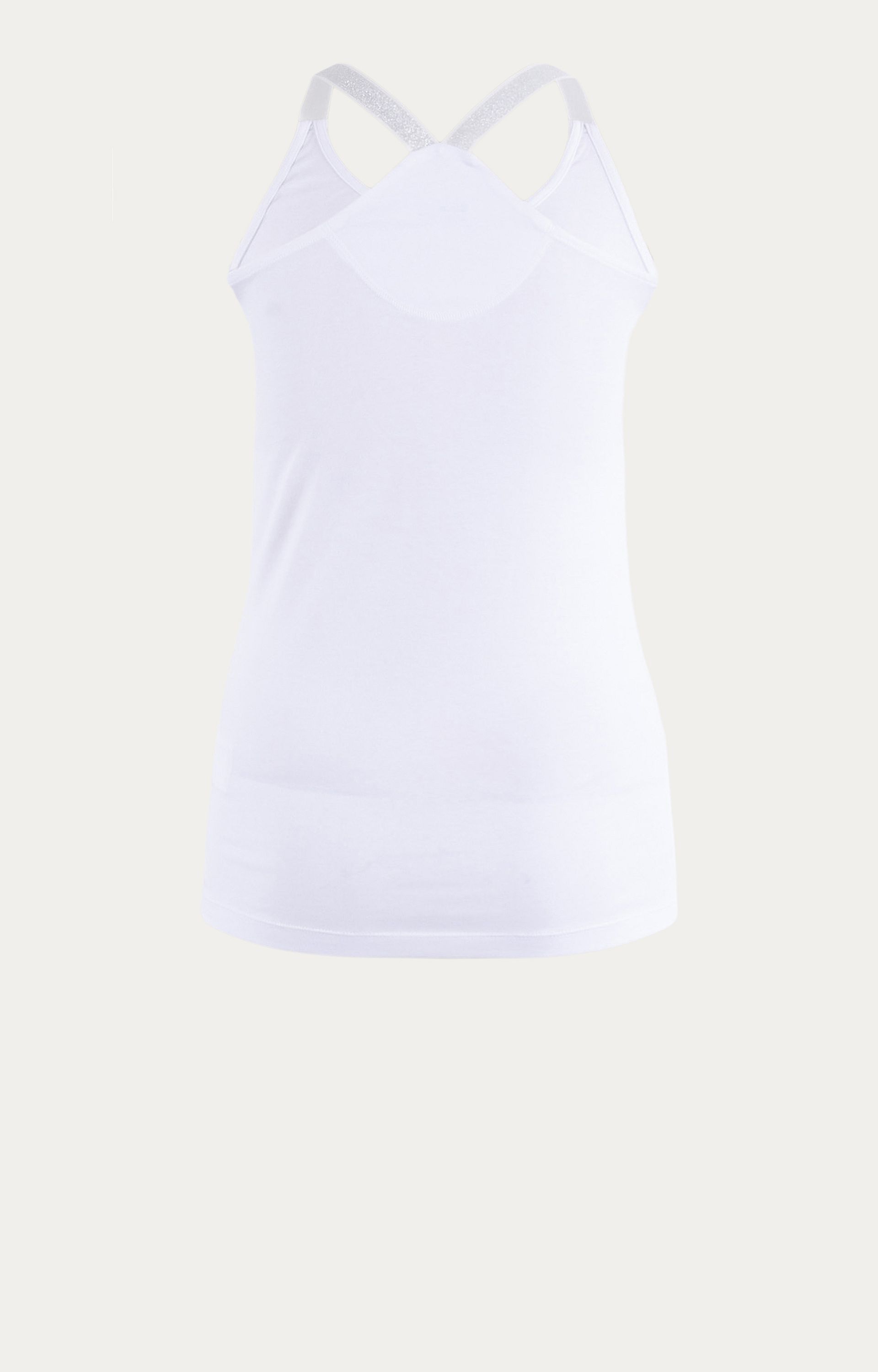Top met lurexbandjes