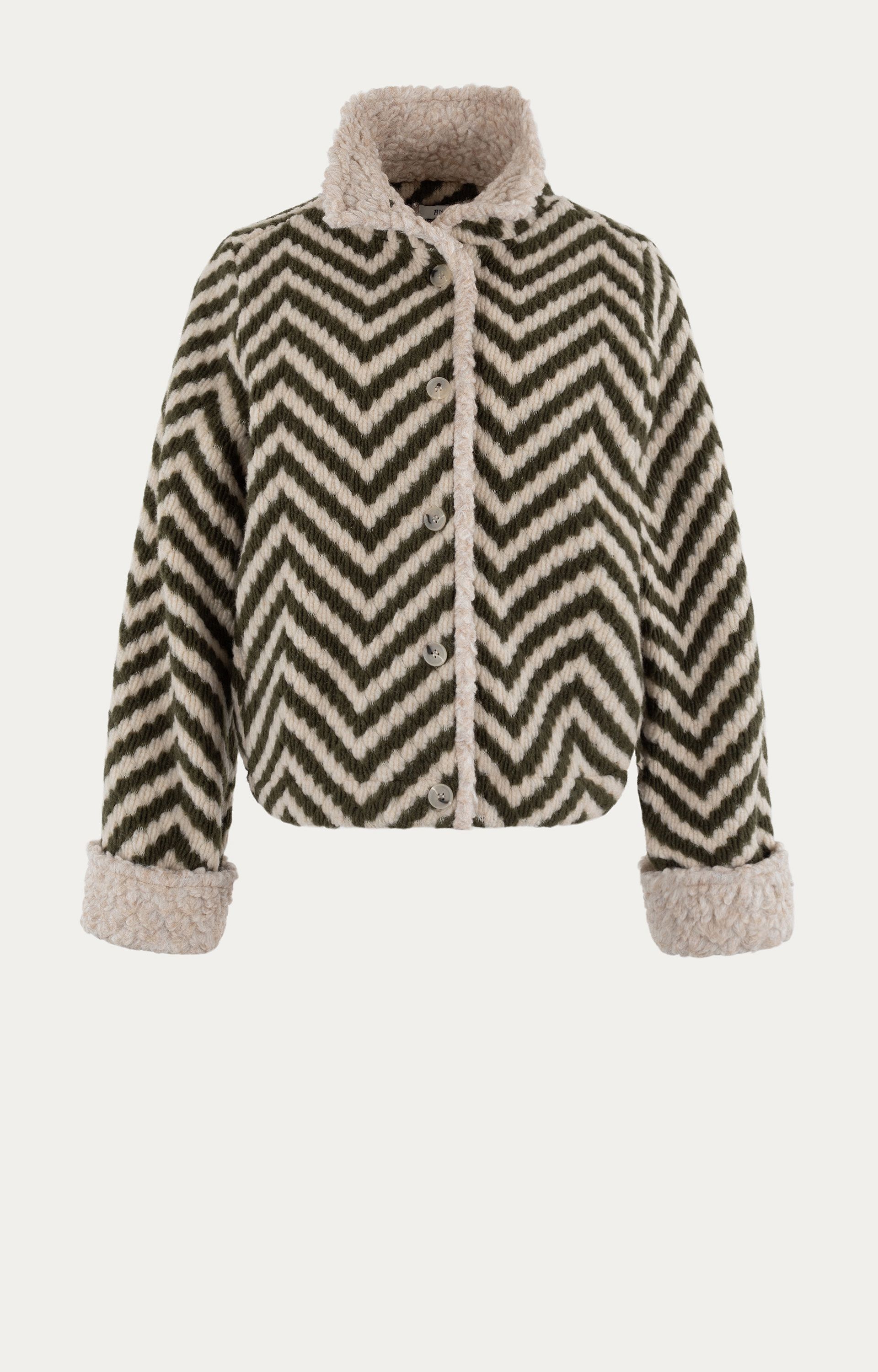 Jacket met zigzagpatroon