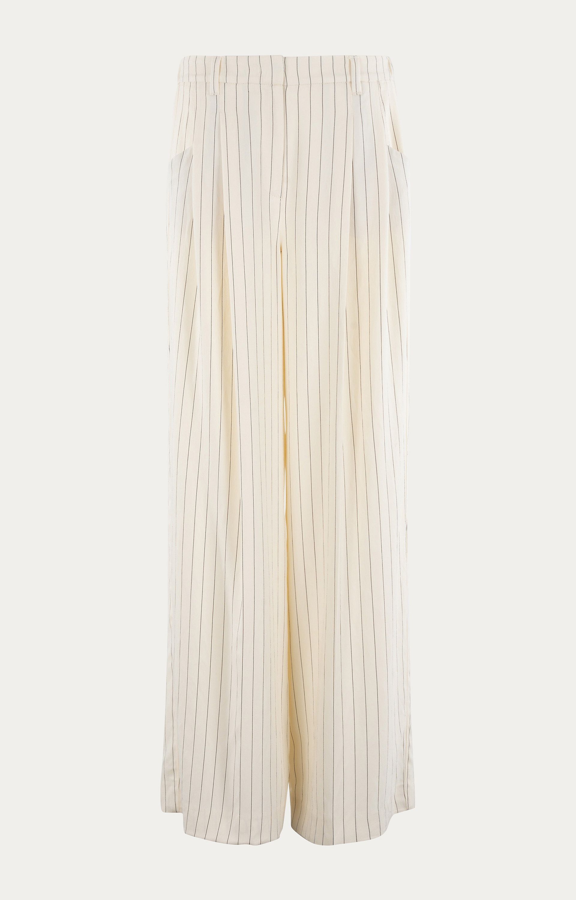 Broek met krijtstreep