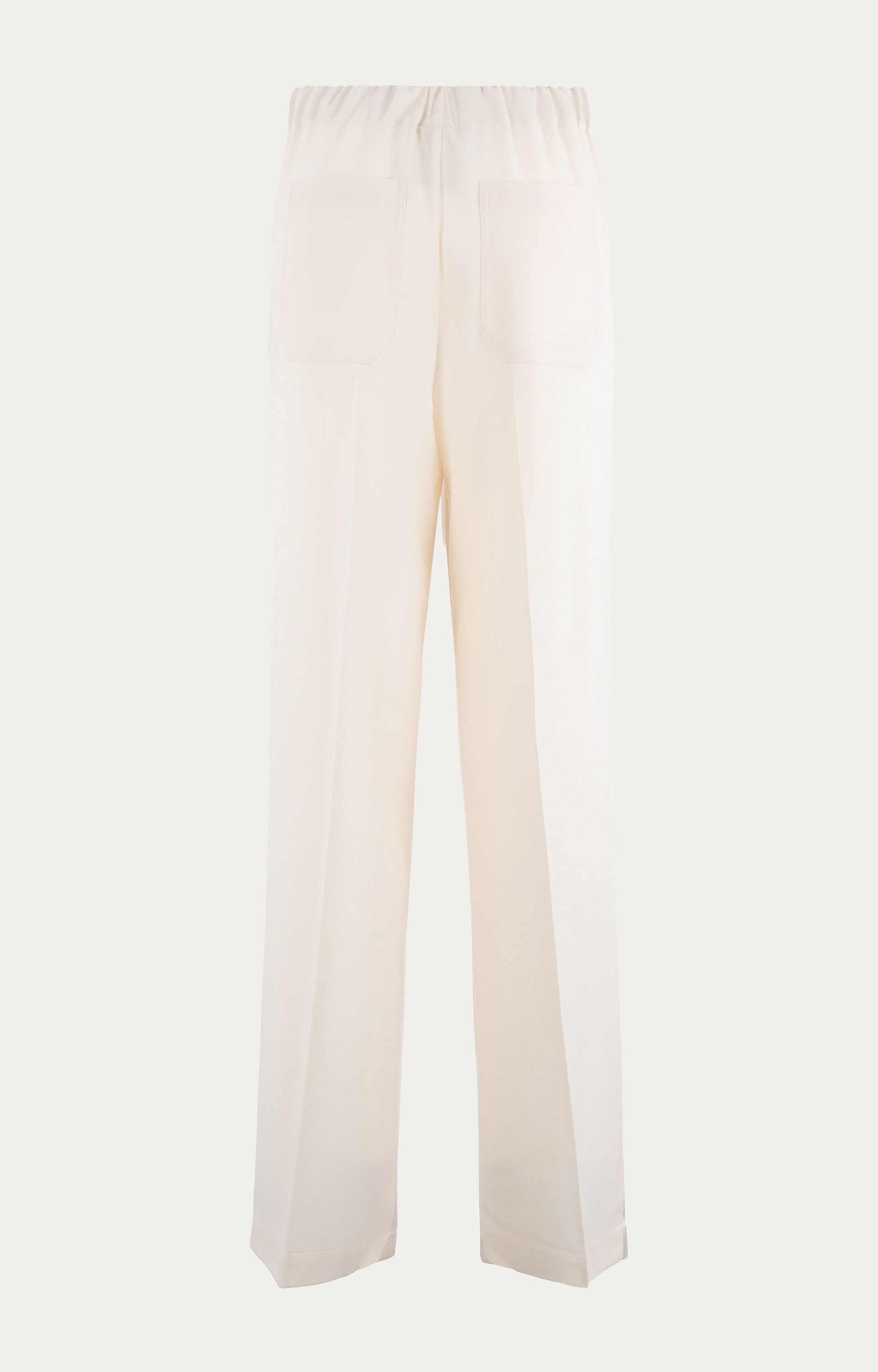 Broek met satijnlook