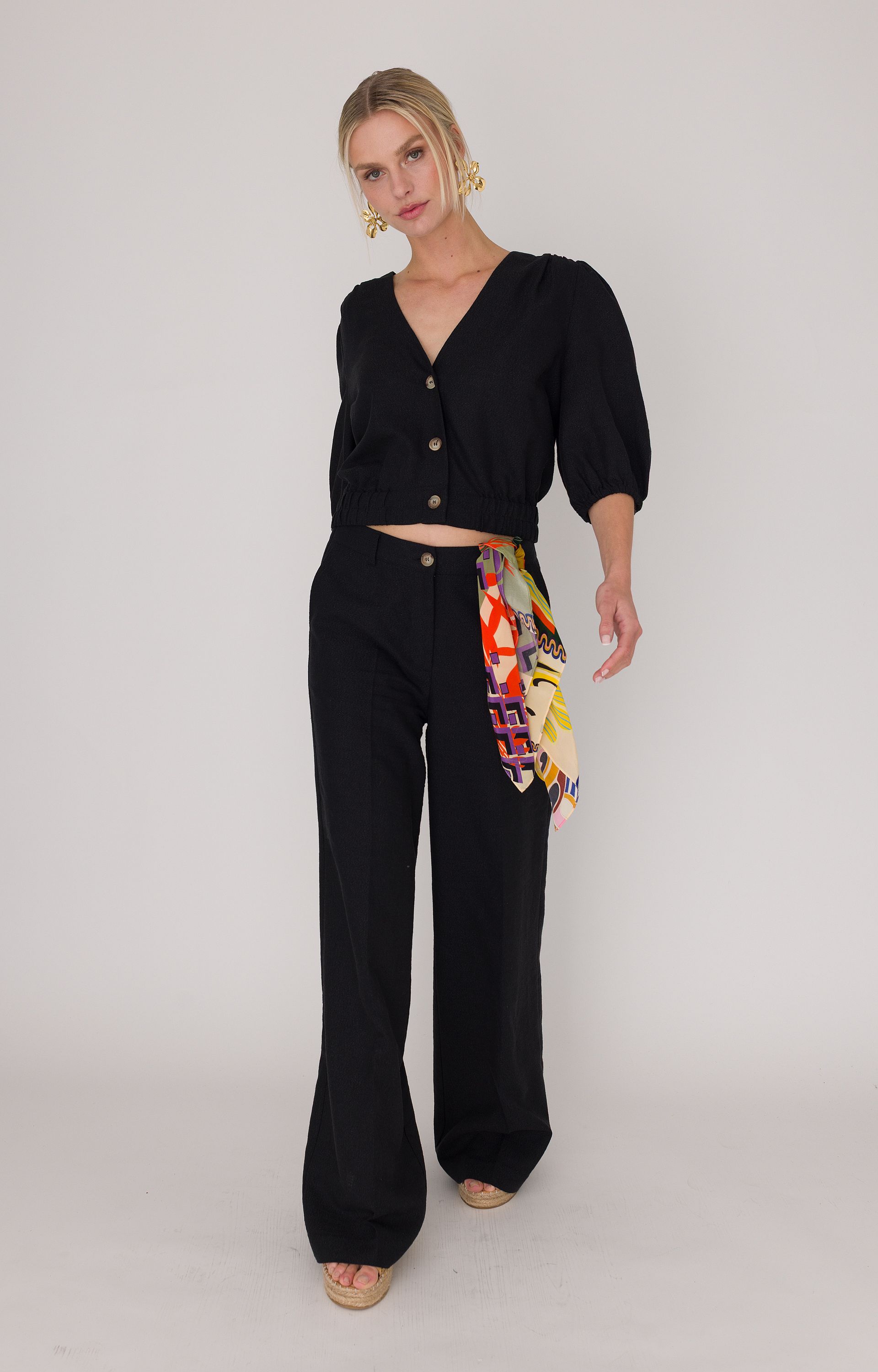Broek met Lurex