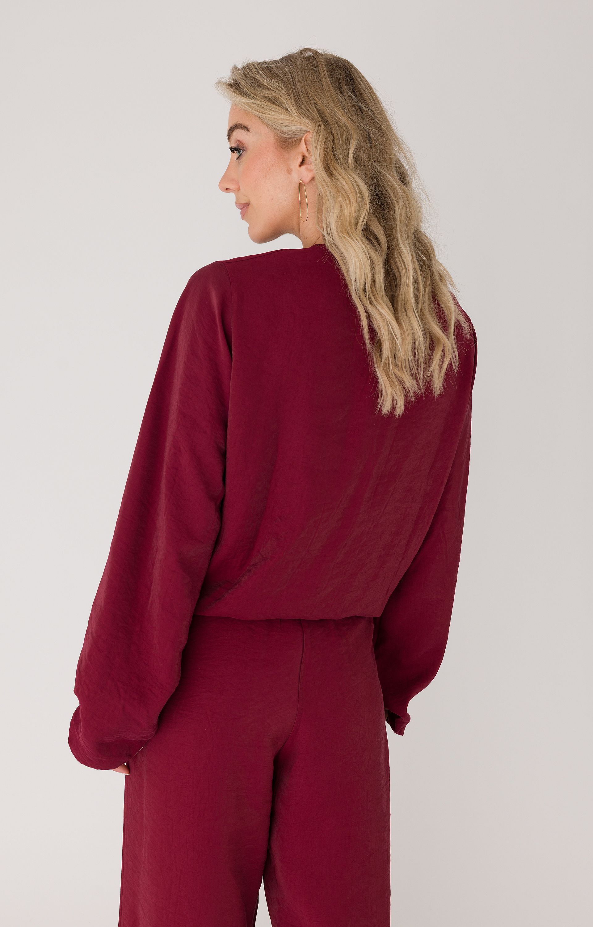 Blouse met trekkoord
