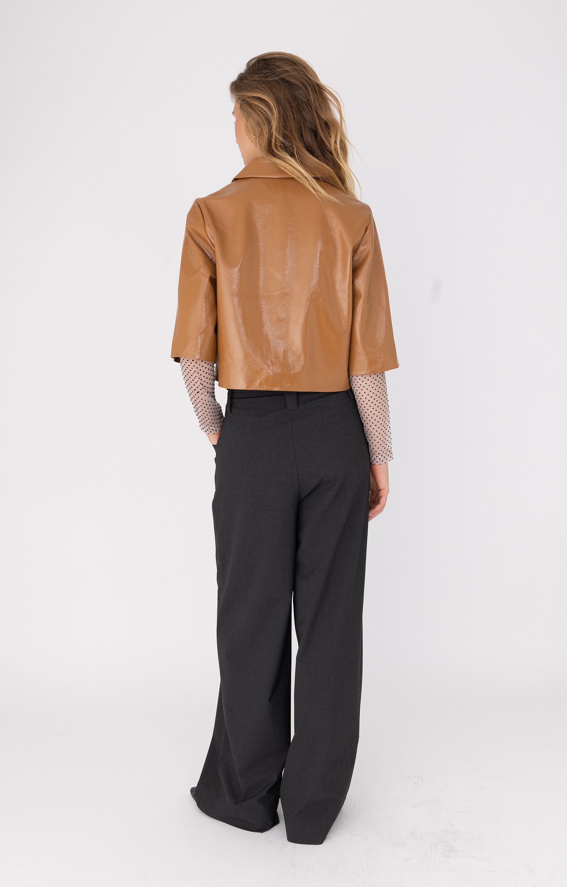 Broek met strikceintuur 