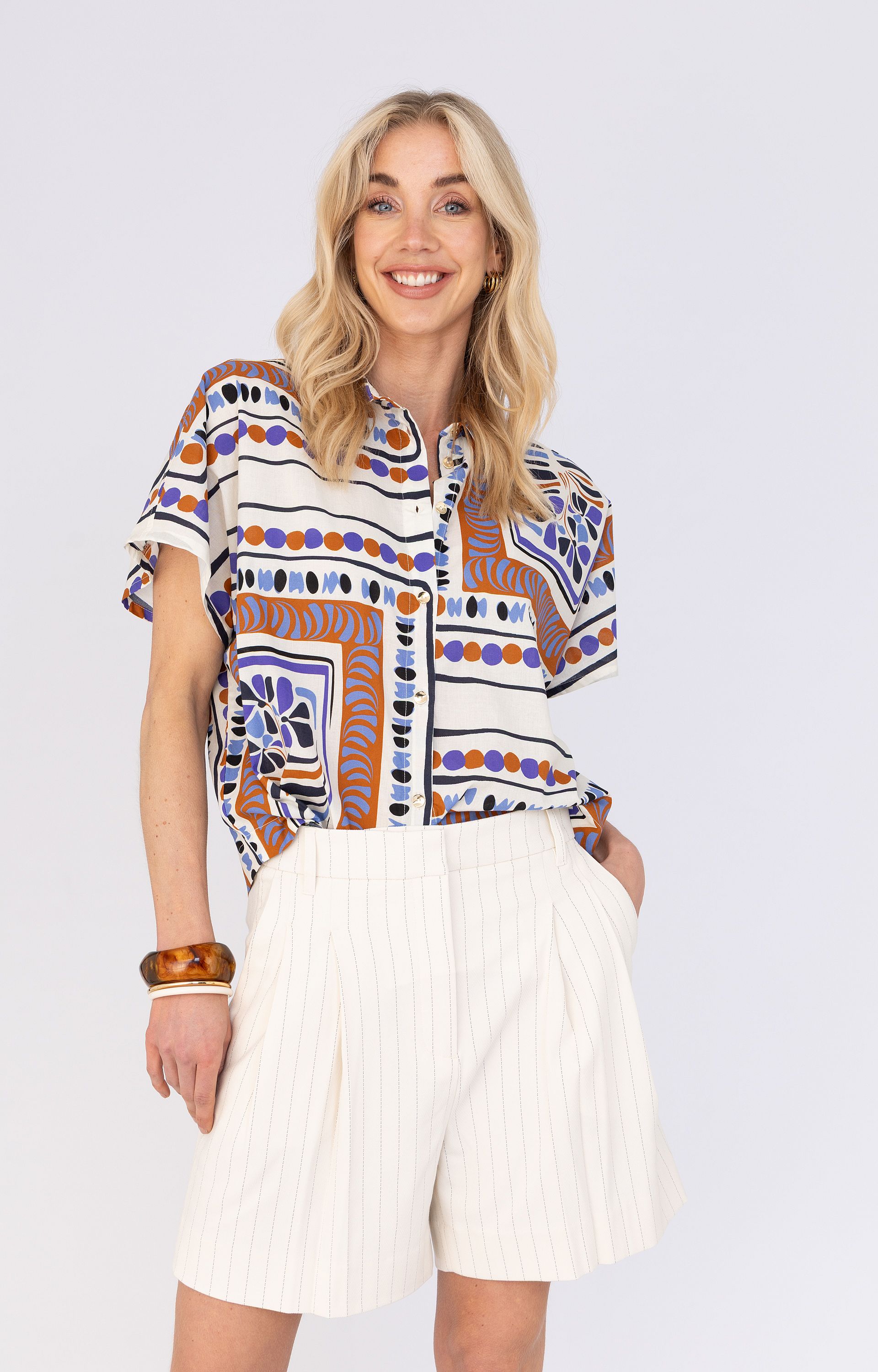 Blouse met print